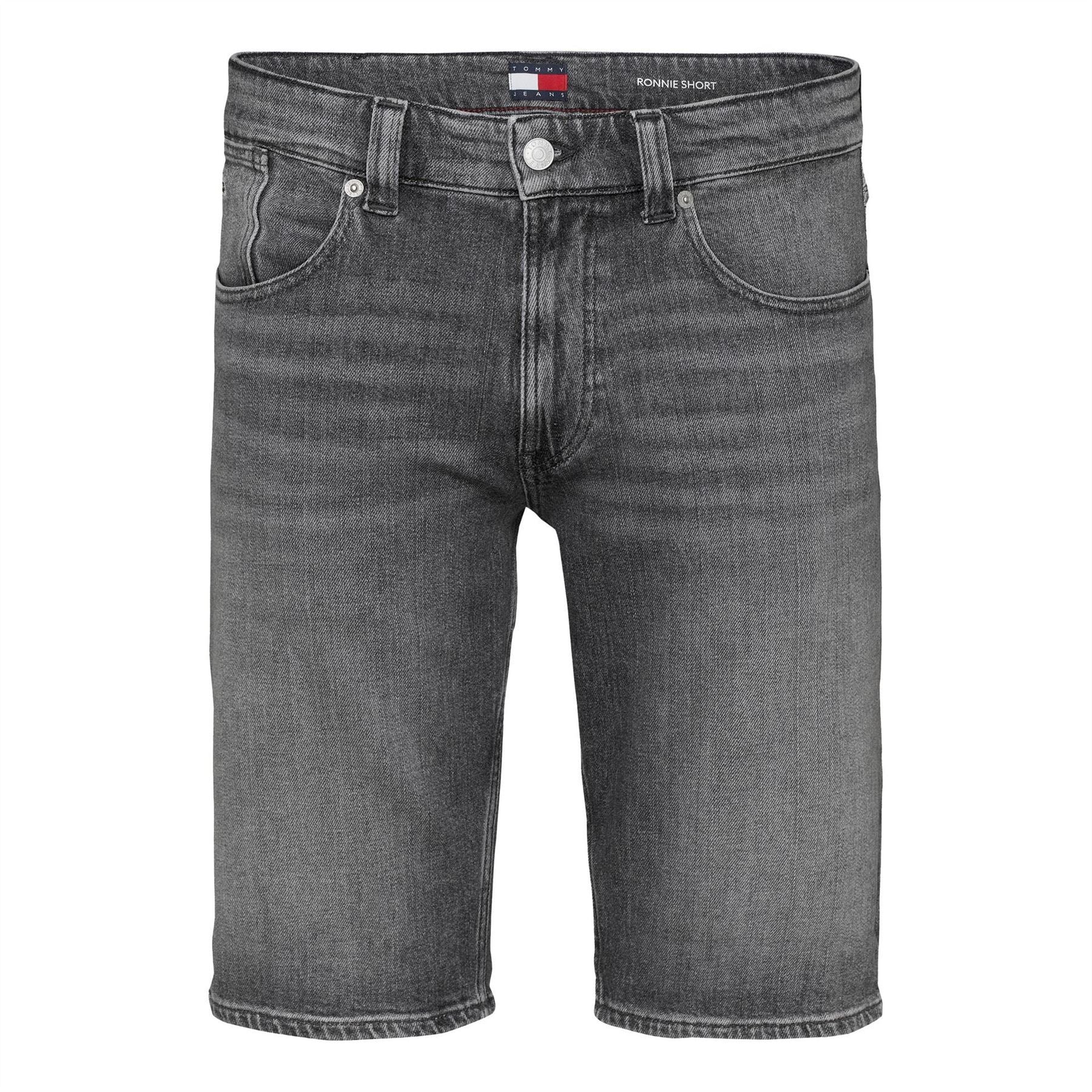 Tommy Jeans Denim Bermuda Shorts Solid Patterned - Image 12