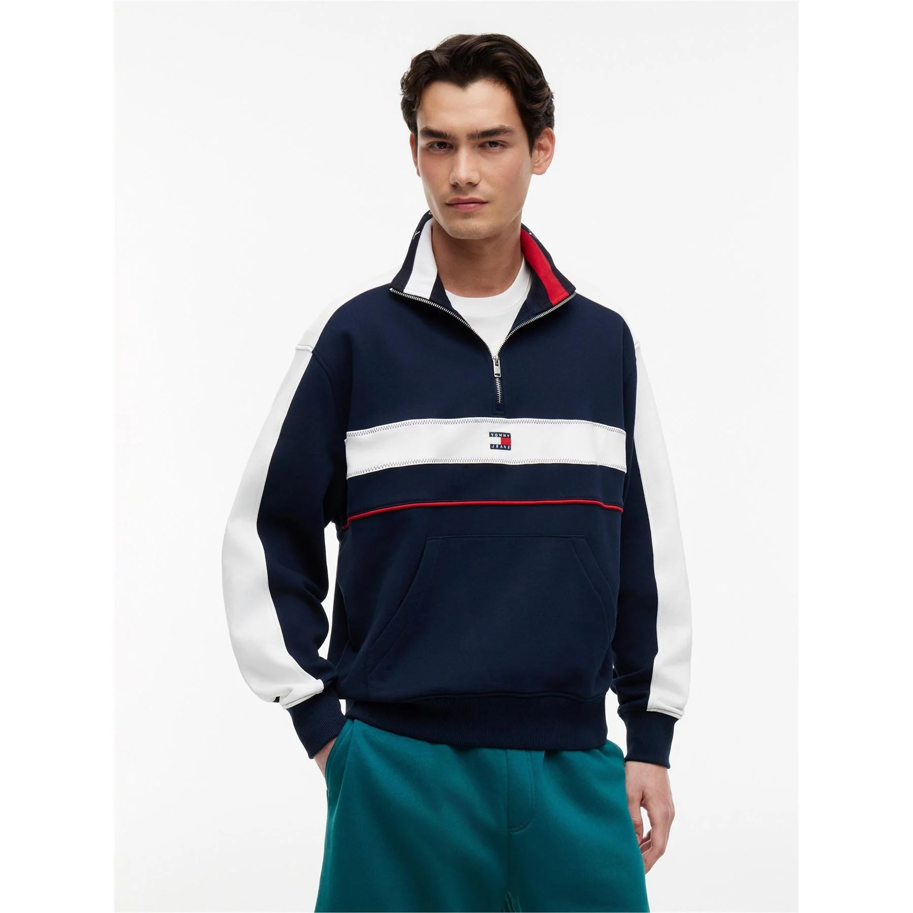 Tommy Jeans Quarter Zip Fleece - Image 2