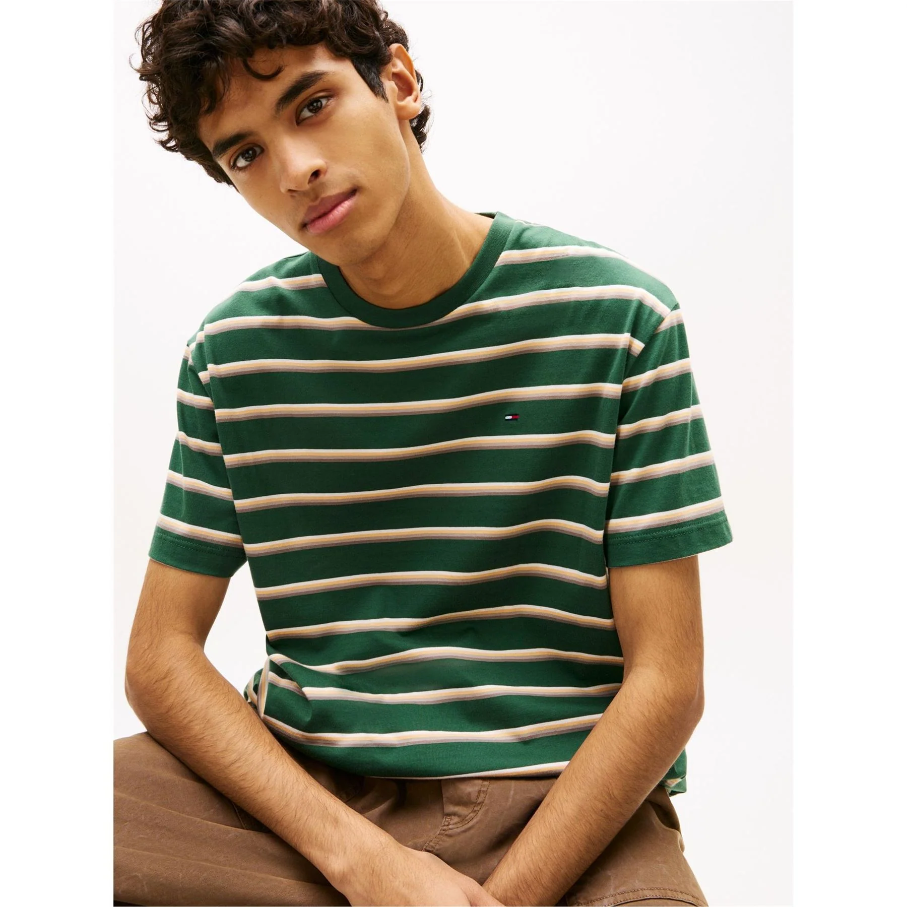 Tommy Jeans Rlx Stripe Ss T Sn63 - Image 3