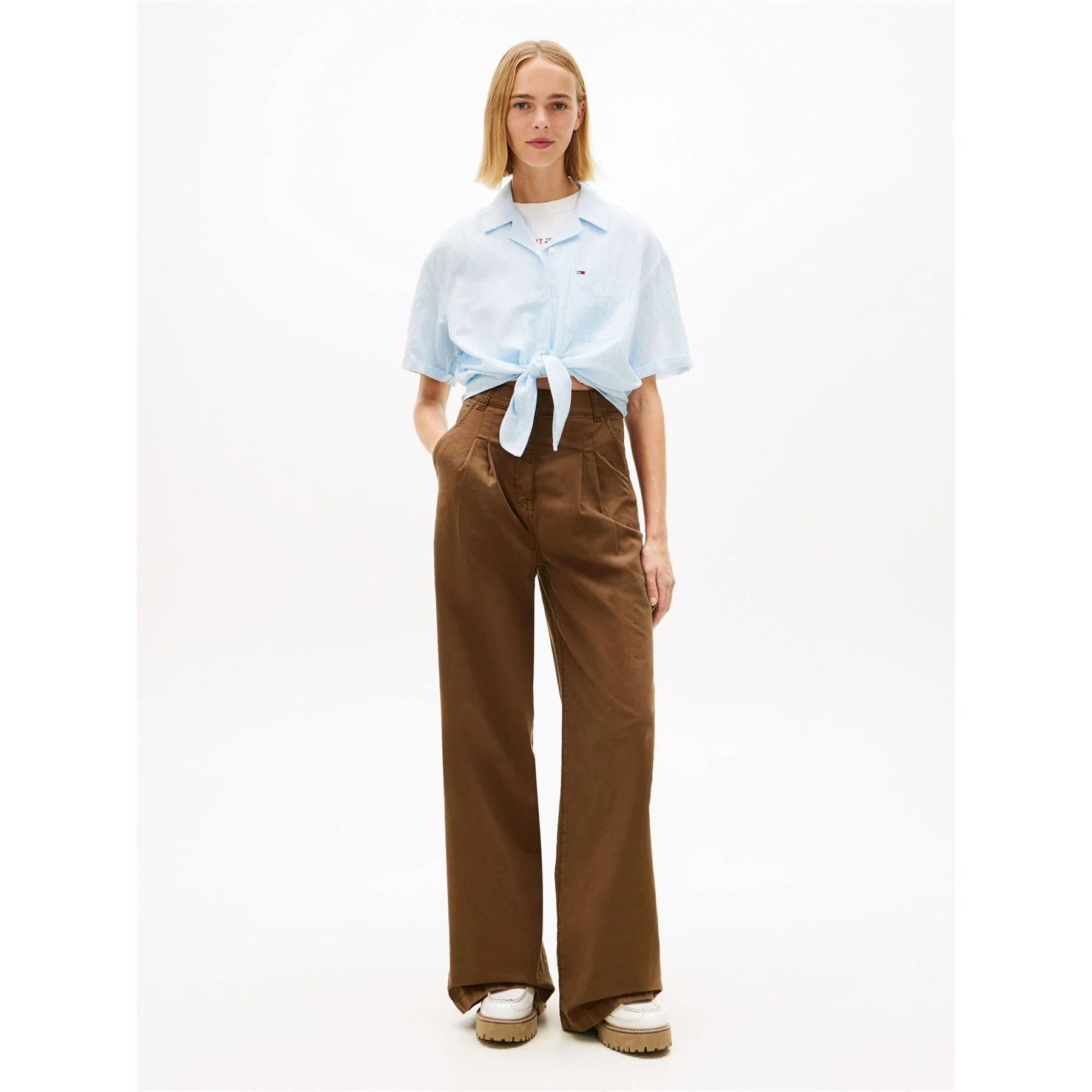 Tommy Jeans Short Sleeve Plain Shirt - Image 9