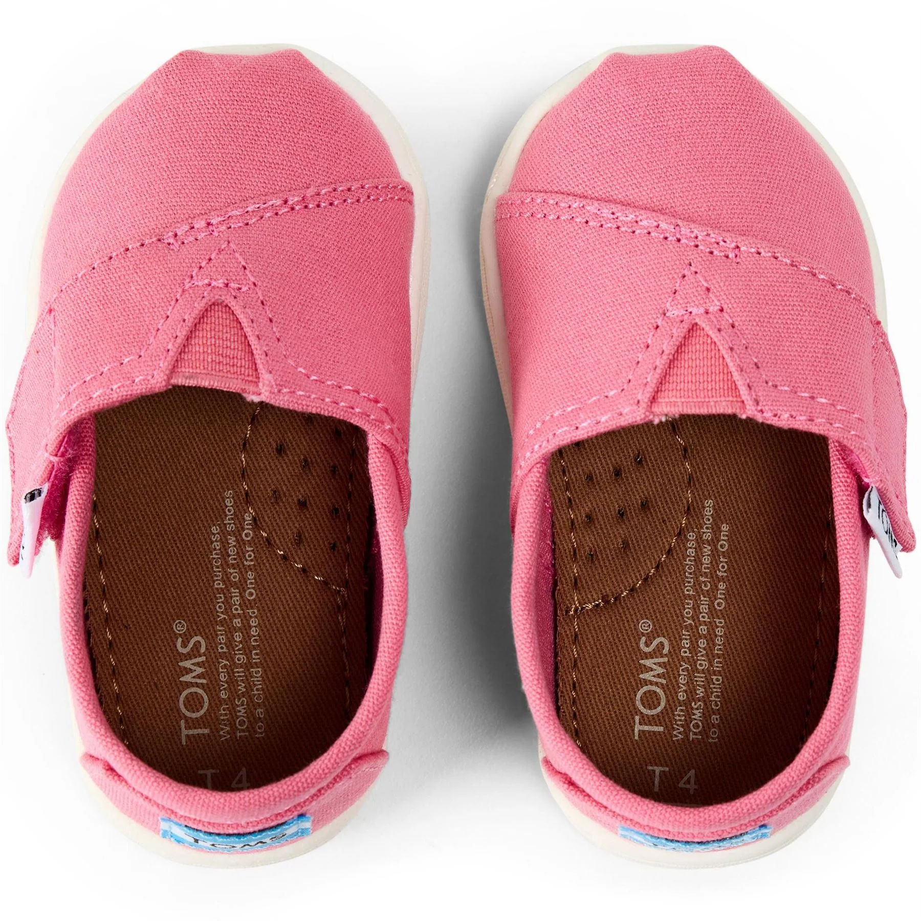 Toms Kids Canvasas Slip On Trainers - Image 4