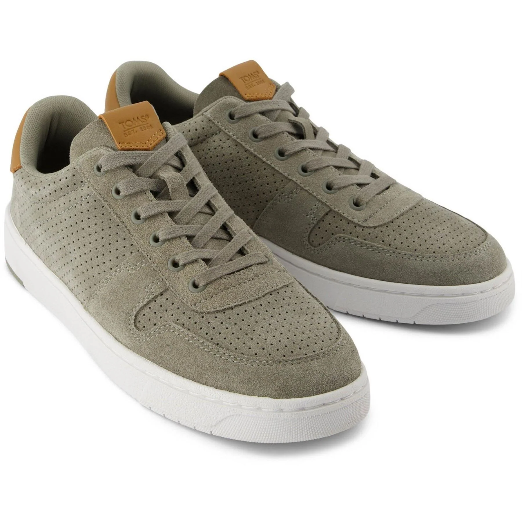 Toms TRVL Lite Court Textured Lace Up Smart Shoes - Image 2