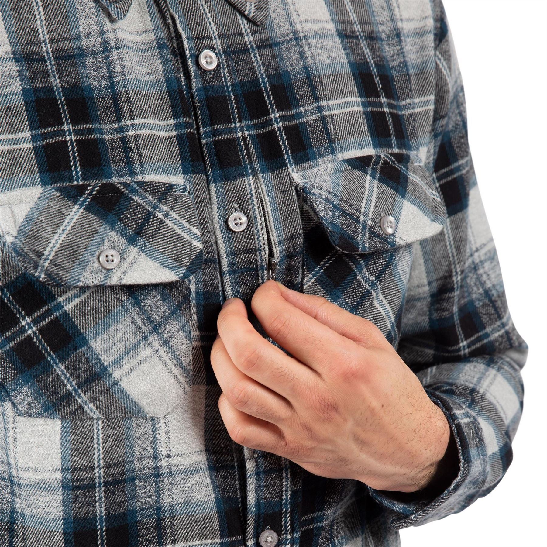 Trespass Mens Wrothamton Long Sleeved Shirt - Image 11