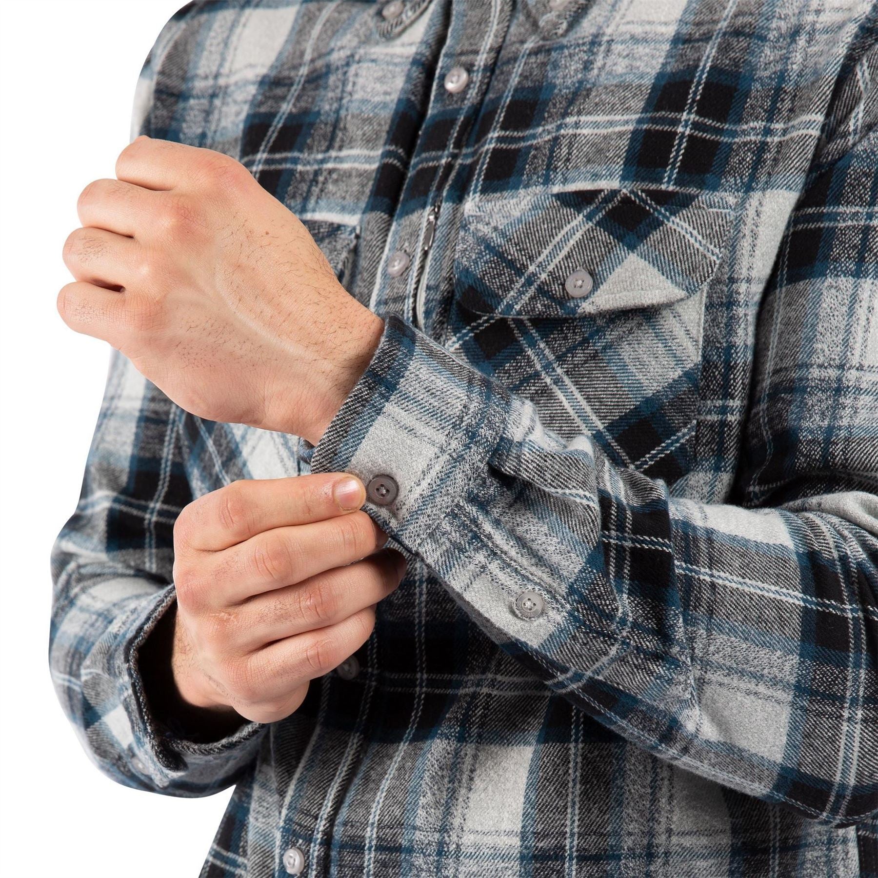 Trespass Mens Wrothamton Long Sleeved Shirt - Image 12