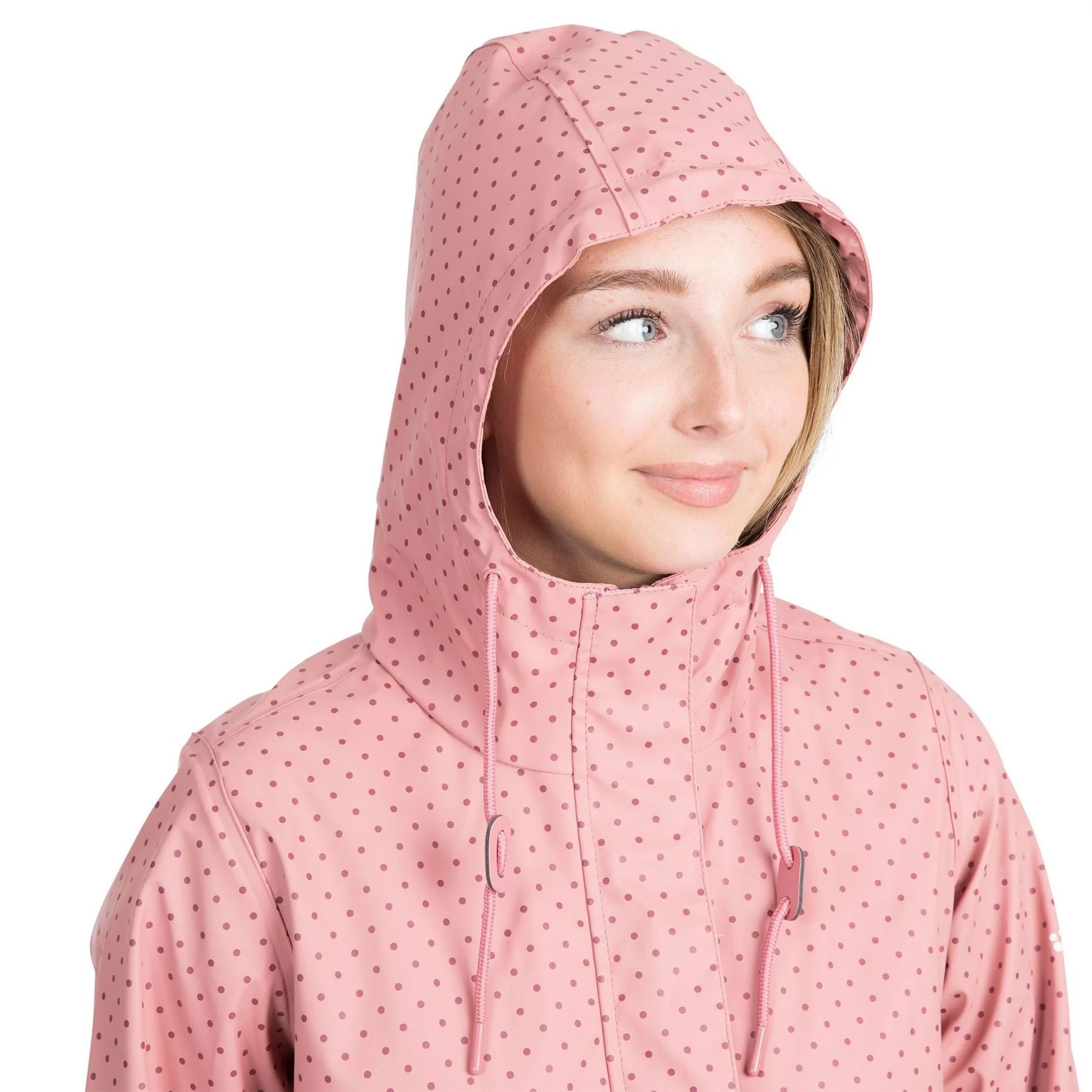 Trespass Splosh Hooded Rain Jacket with Ribbed Cuff - Image 5