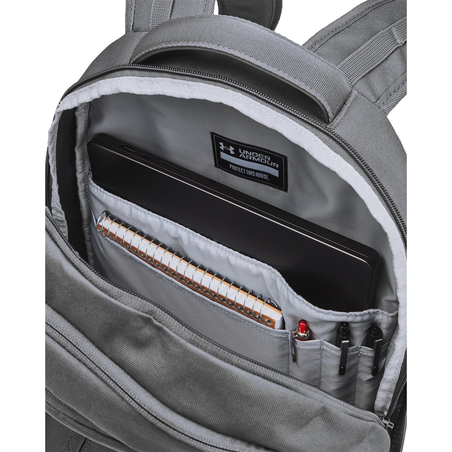 Under Armour Hustle 6.0 Laptop Backpack with Key Ring - Image 10