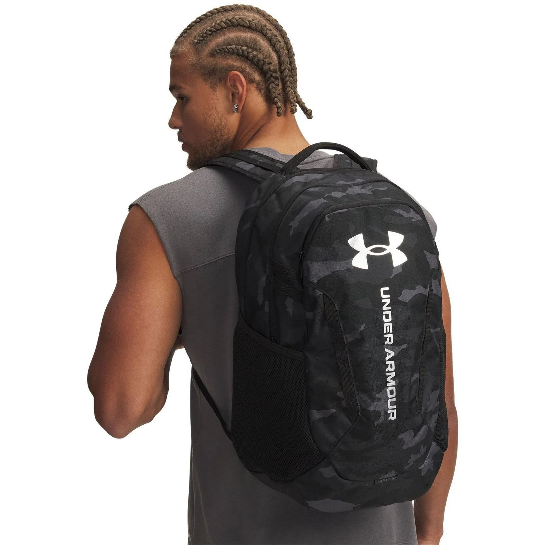 Under Armour Hustle 6.0 Laptop Backpack with Key Ring - Image 3