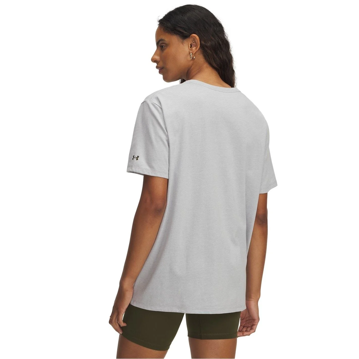Under Armour Campus UA Rival Wordmark Relaxed Fit Crew Neck Short Sleeve T-Shirt - Image 5