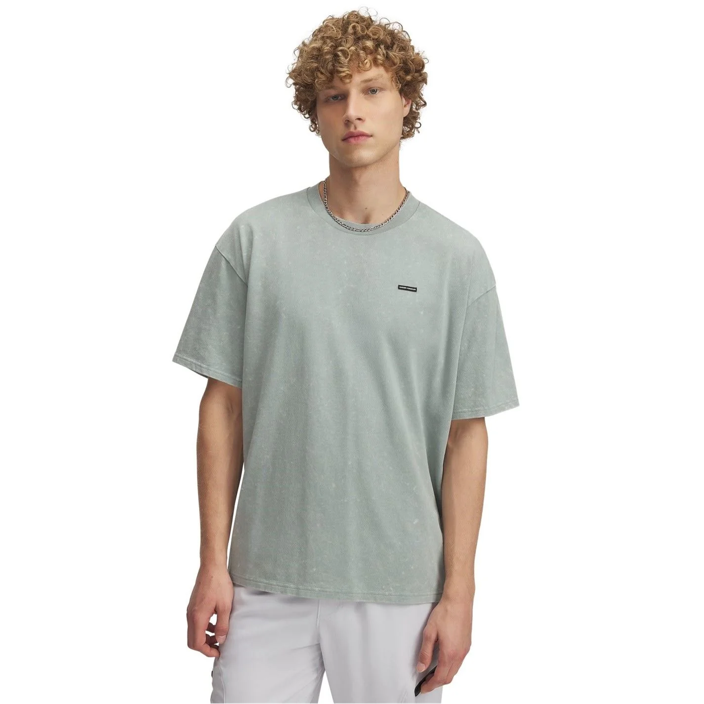 Under Armour Crew Neck Drop Shoulder Short Sleeve T-Shirt - Image 7