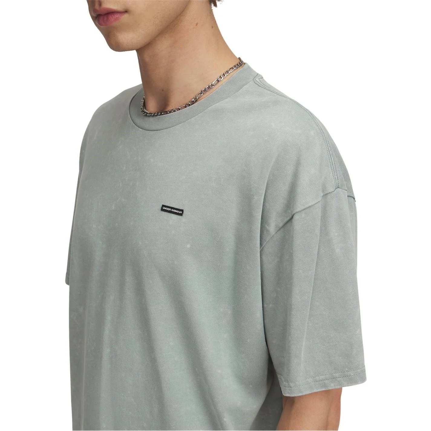 Under Armour Crew Neck Drop Shoulder Short Sleeve T-Shirt - Image 9