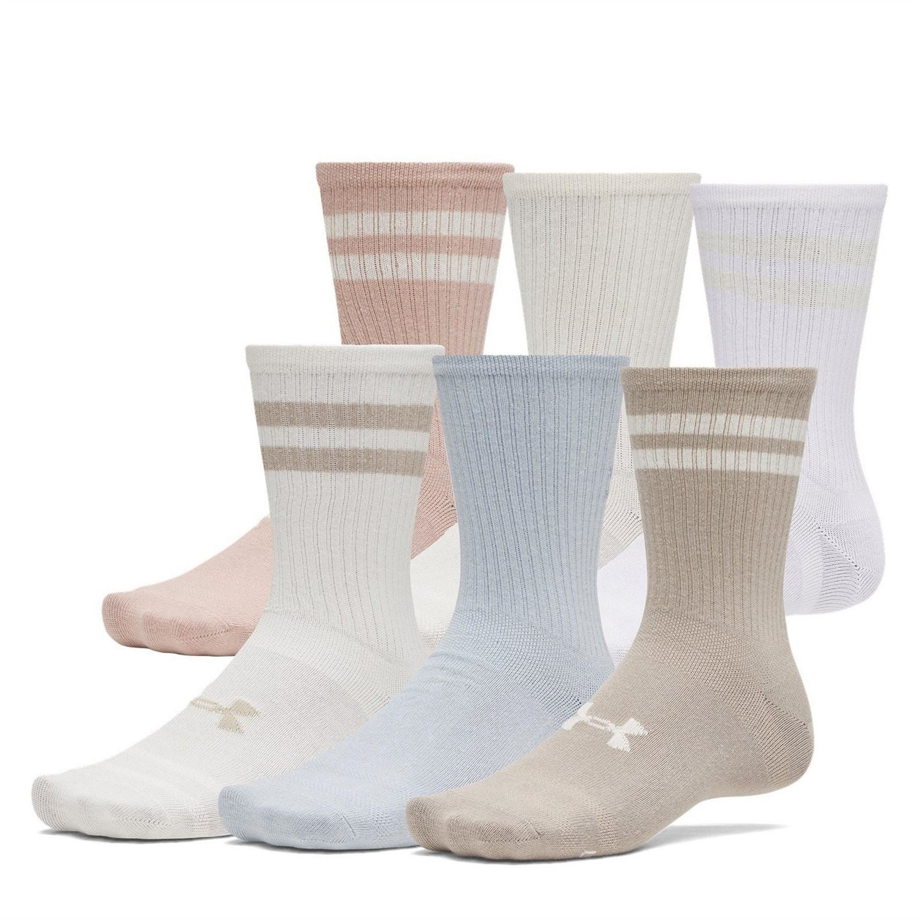 Under Armour Essential 6pk Crew Sock Unisex Adults