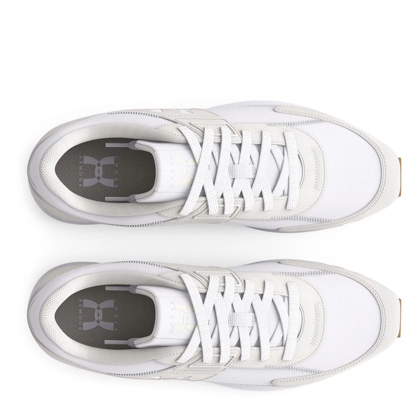 Under Armour Essential Runner Lace-Up Low Top Sneakers with Logo - Image 4