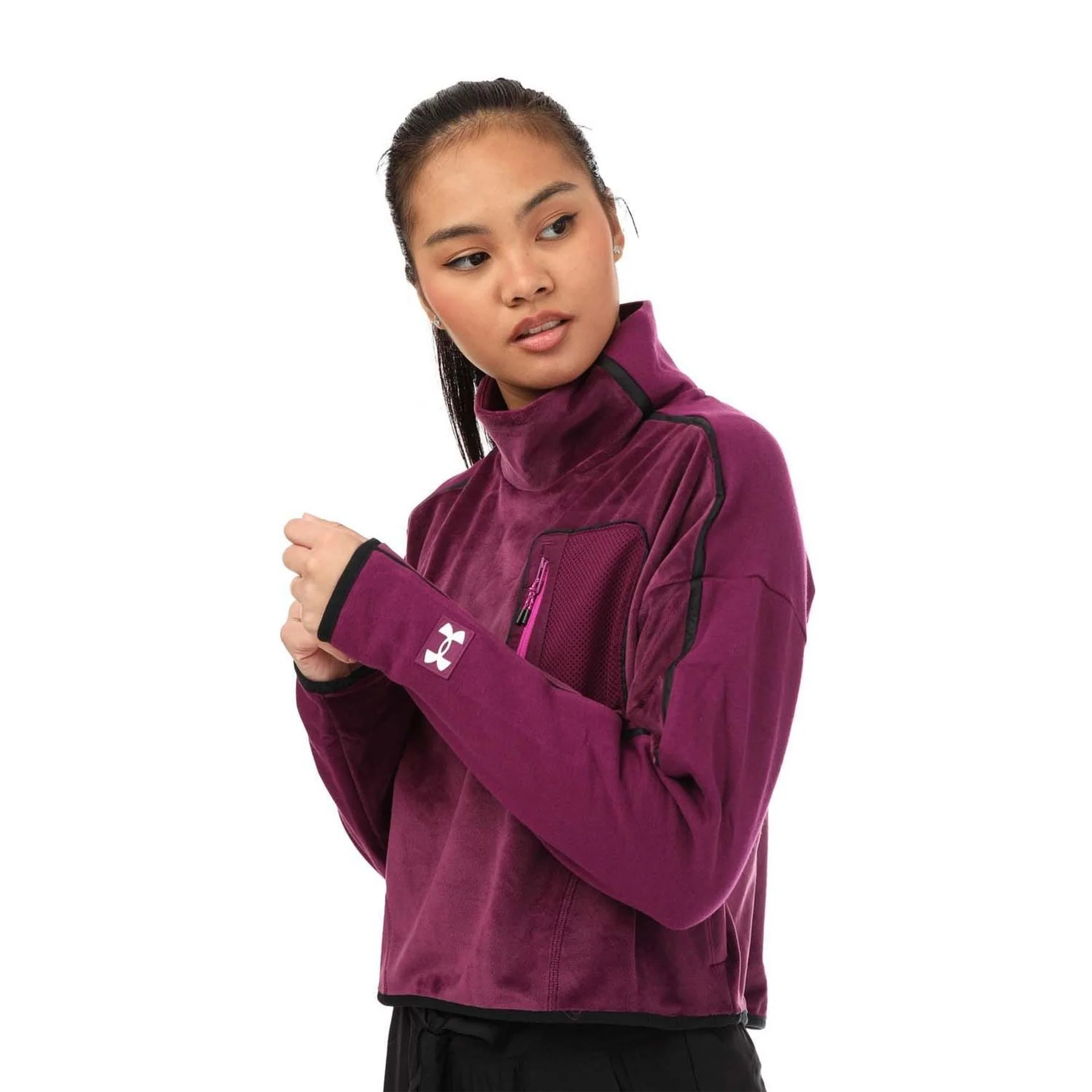 Under Armour Fleece Mock Neck Top - Image 3