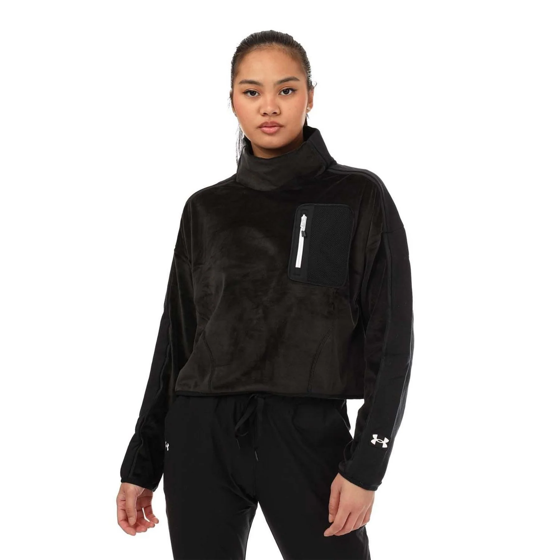 Under Armour Fleece Mock Neck Top