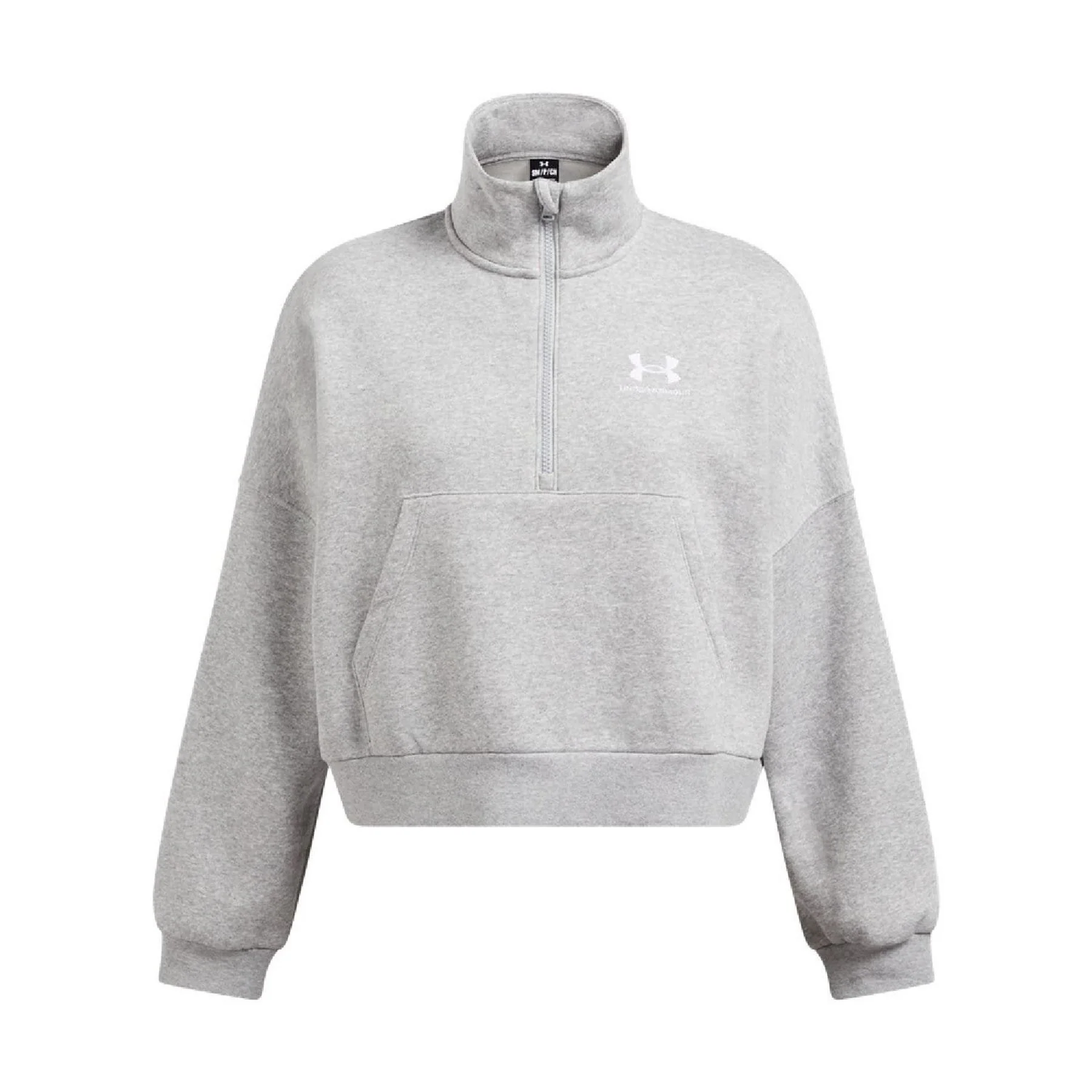 Under Armour Fleece Oversized Half Zip Top - Image 3