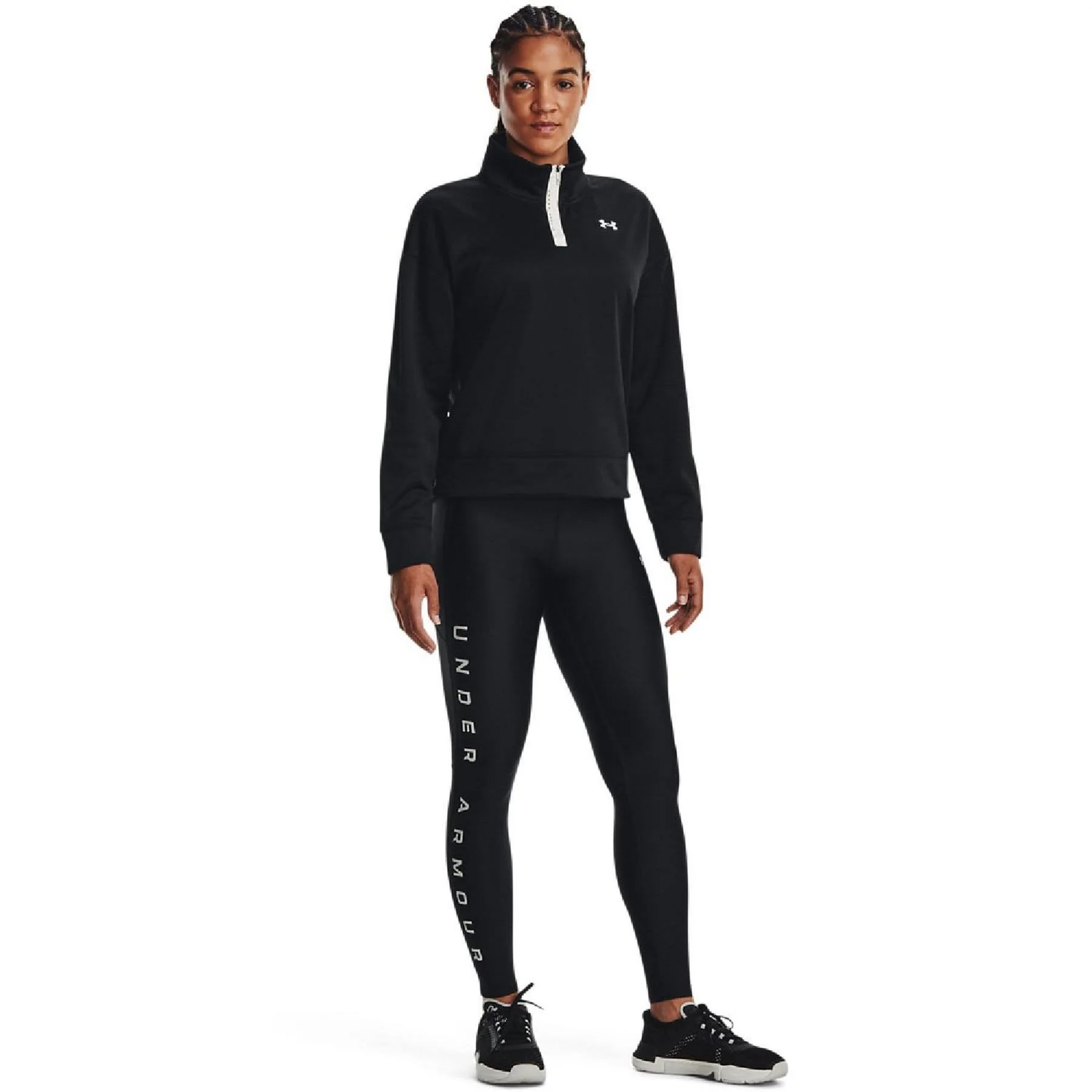 Under Armour Fleece Reflective Quarter Zip Top - Image 4