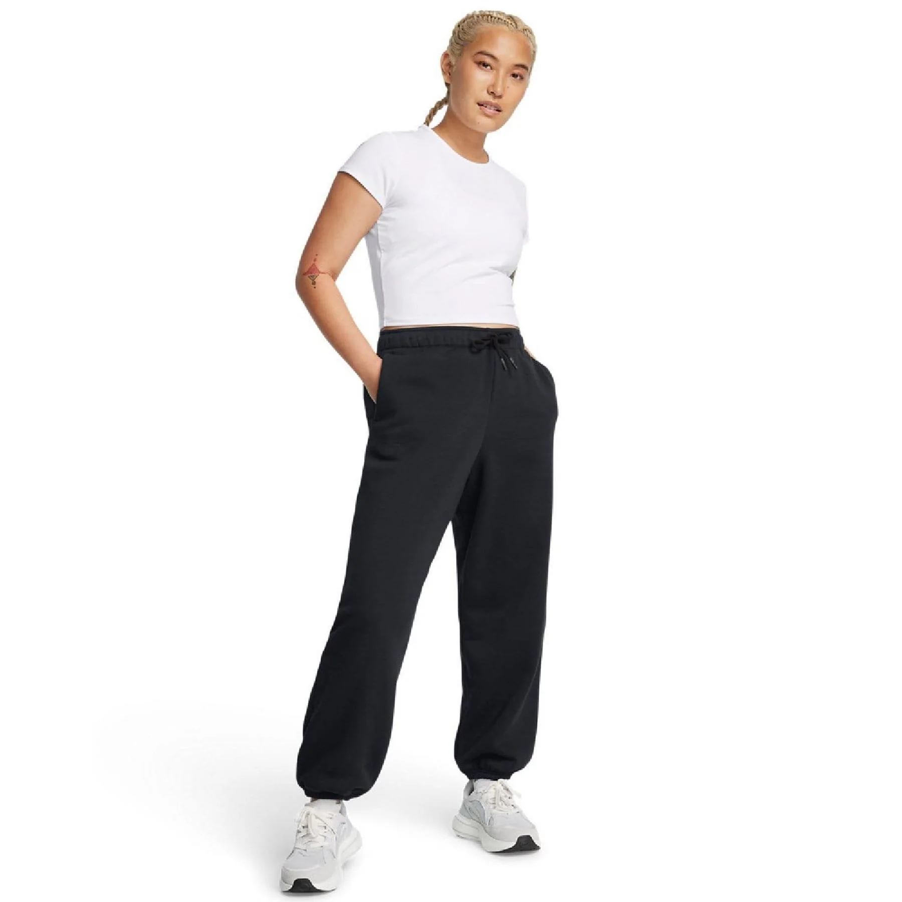 Under Armour Fleece Wordmark Oversized Pants - Image 5