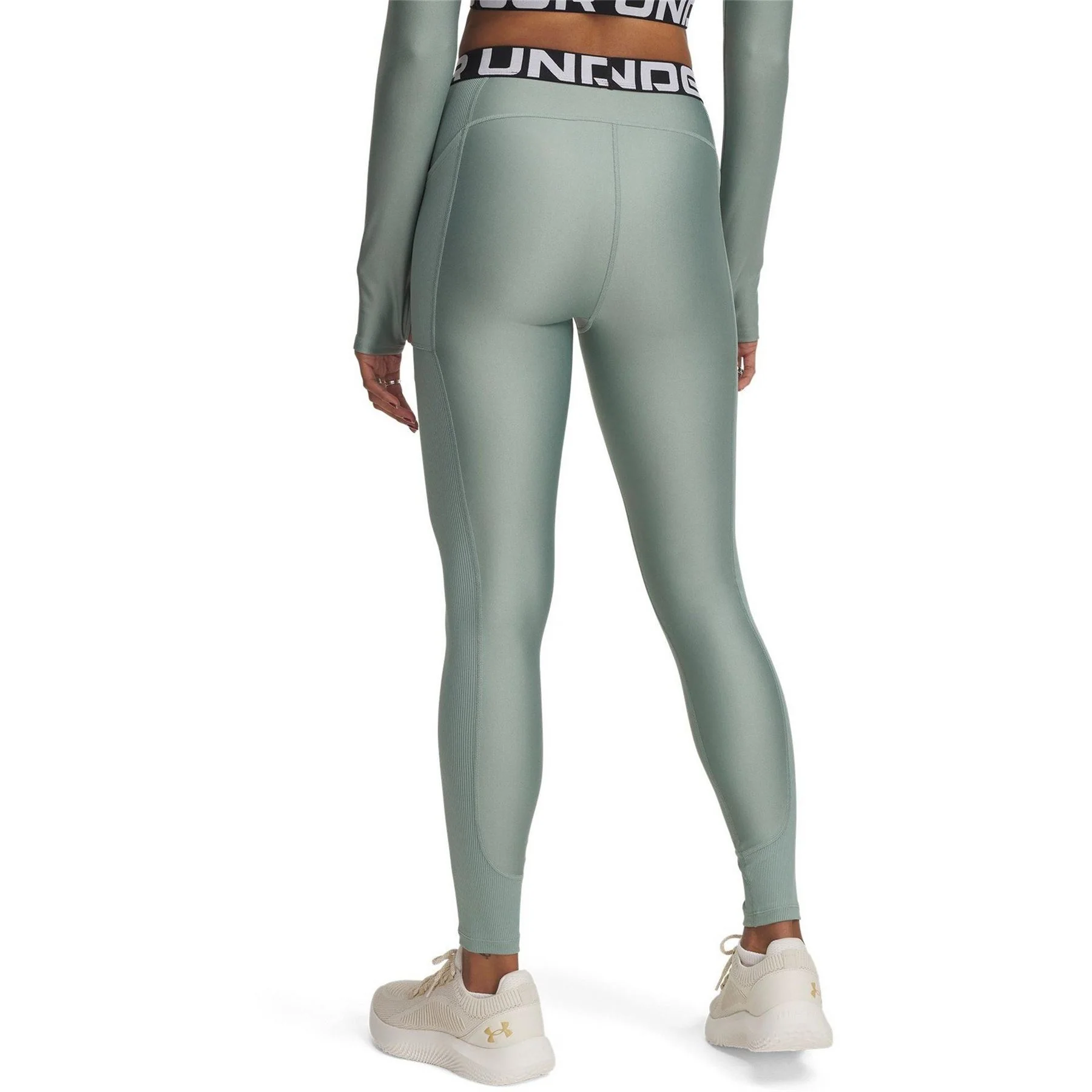 Under Armour Heatgear Rib Gym Leggings - Image 2