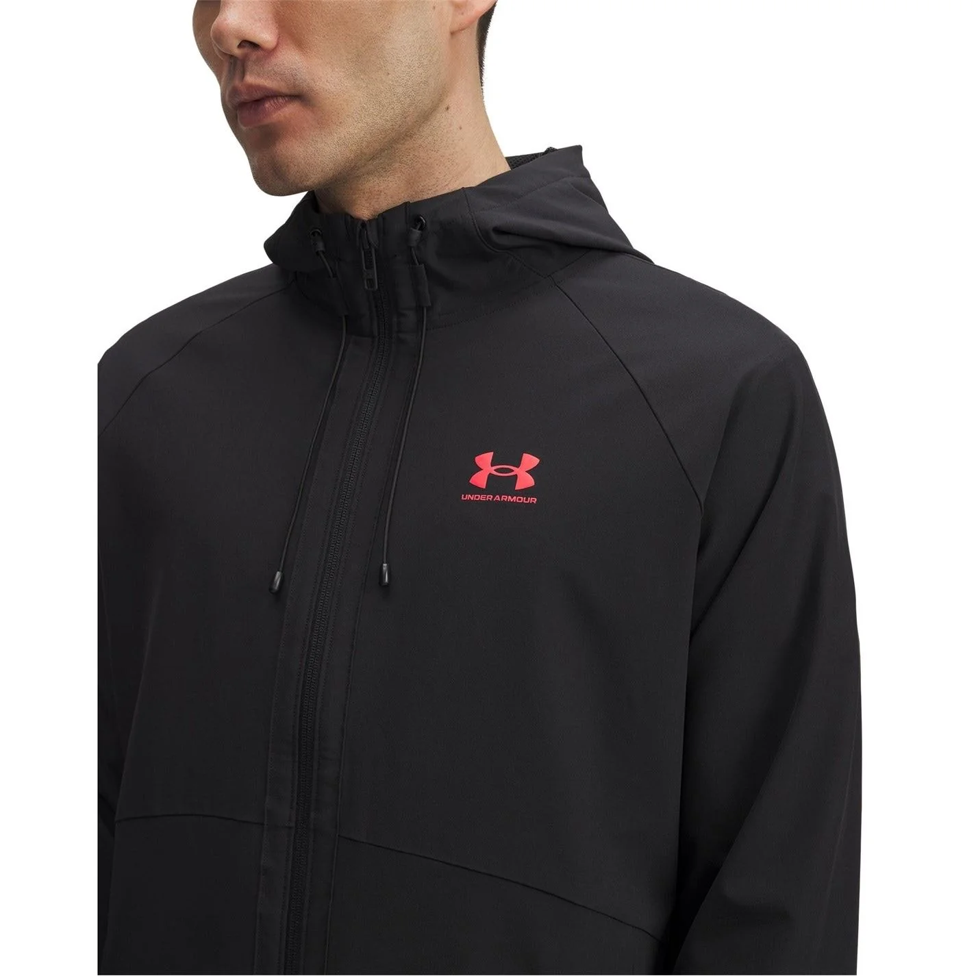 Under Armour Hooded Relaxed Fit Windbreaker Jacket - Image 13
