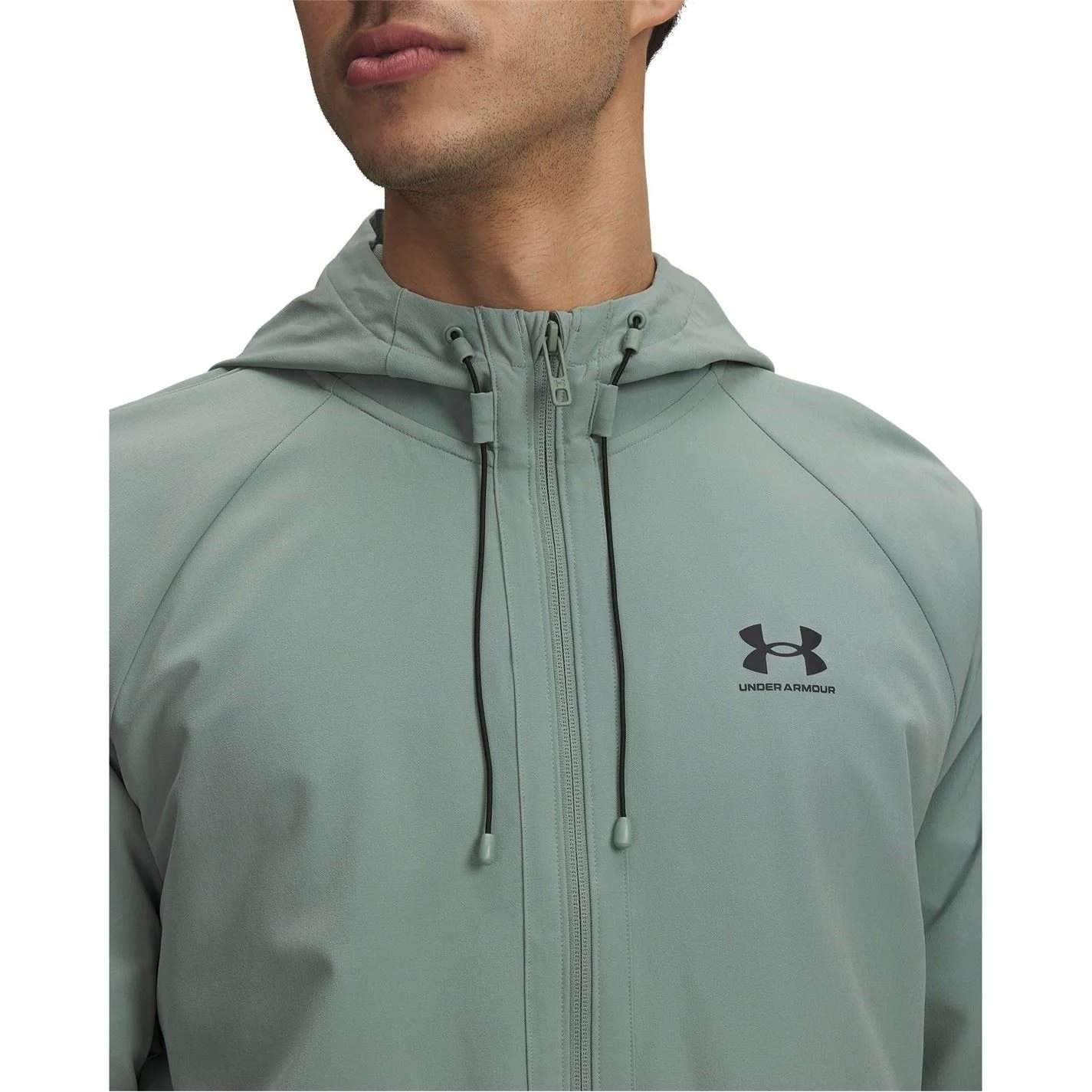 Under Armour Hooded Relaxed Fit Windbreaker Jacket - Image 7