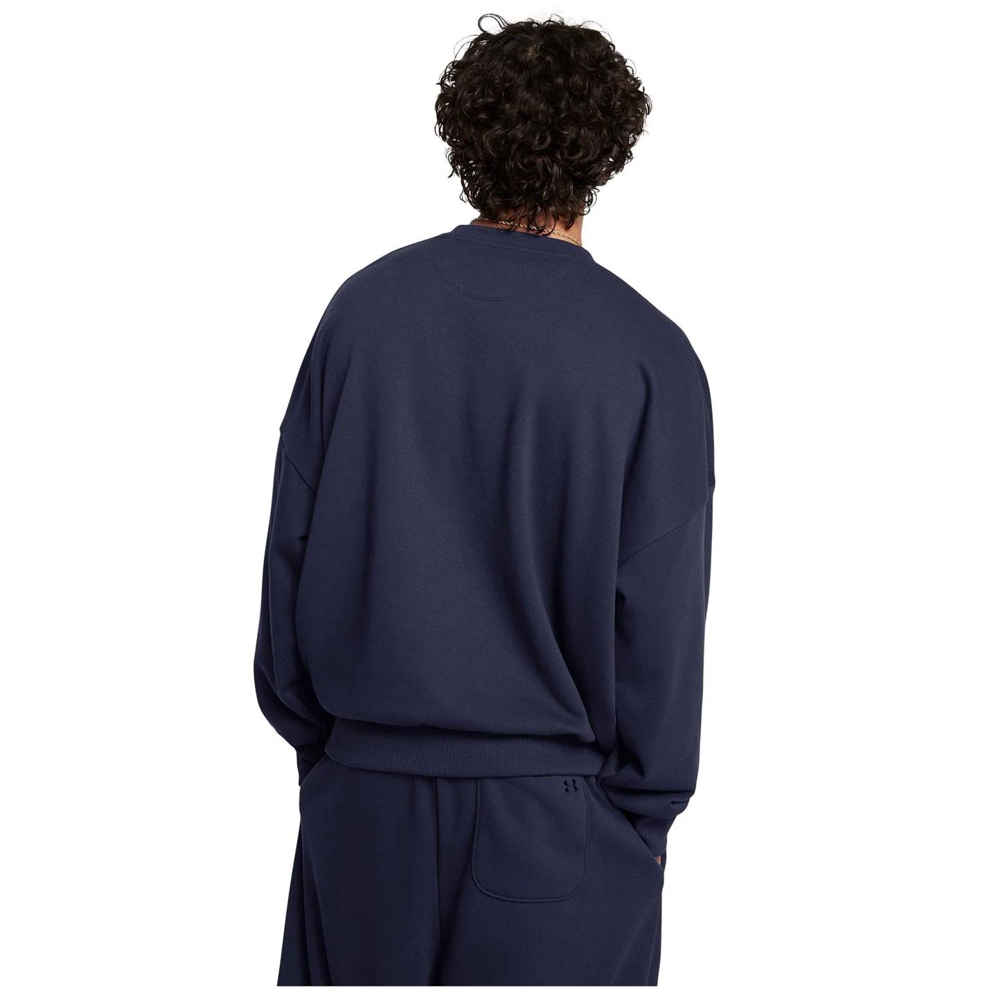 Under Armour Icon Crew Neck Ribbed Collar Long Sleeve Sweatshirt - Image 4