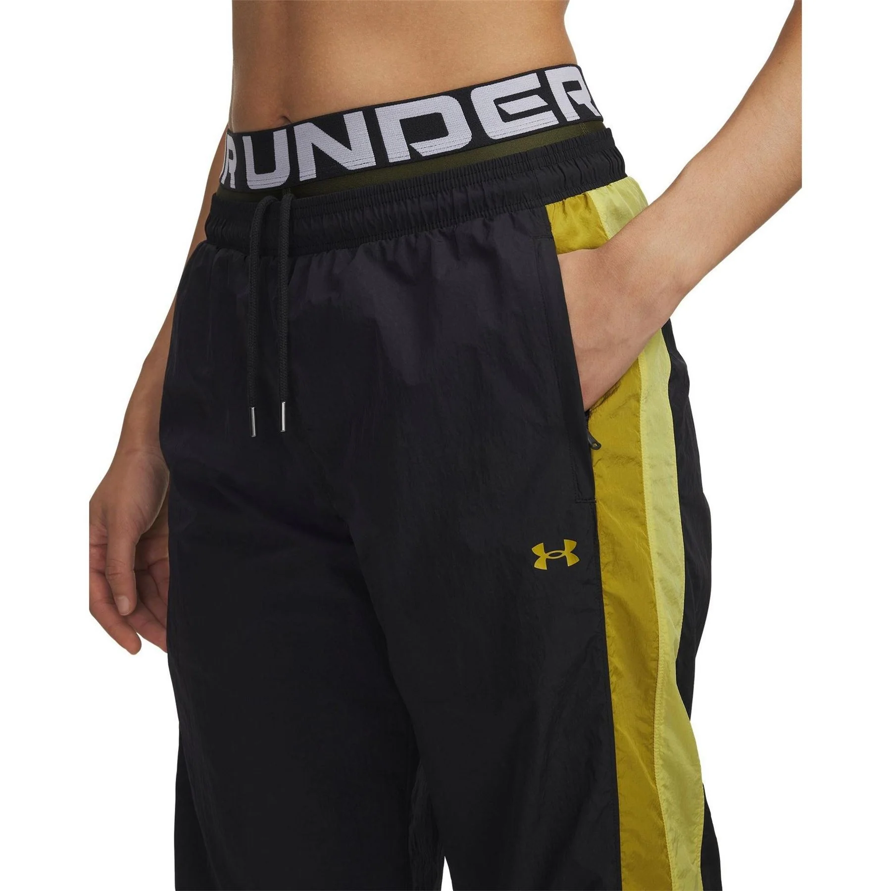 Under Armour Icon Crinkle Tracksuit Bottoms - Image 7