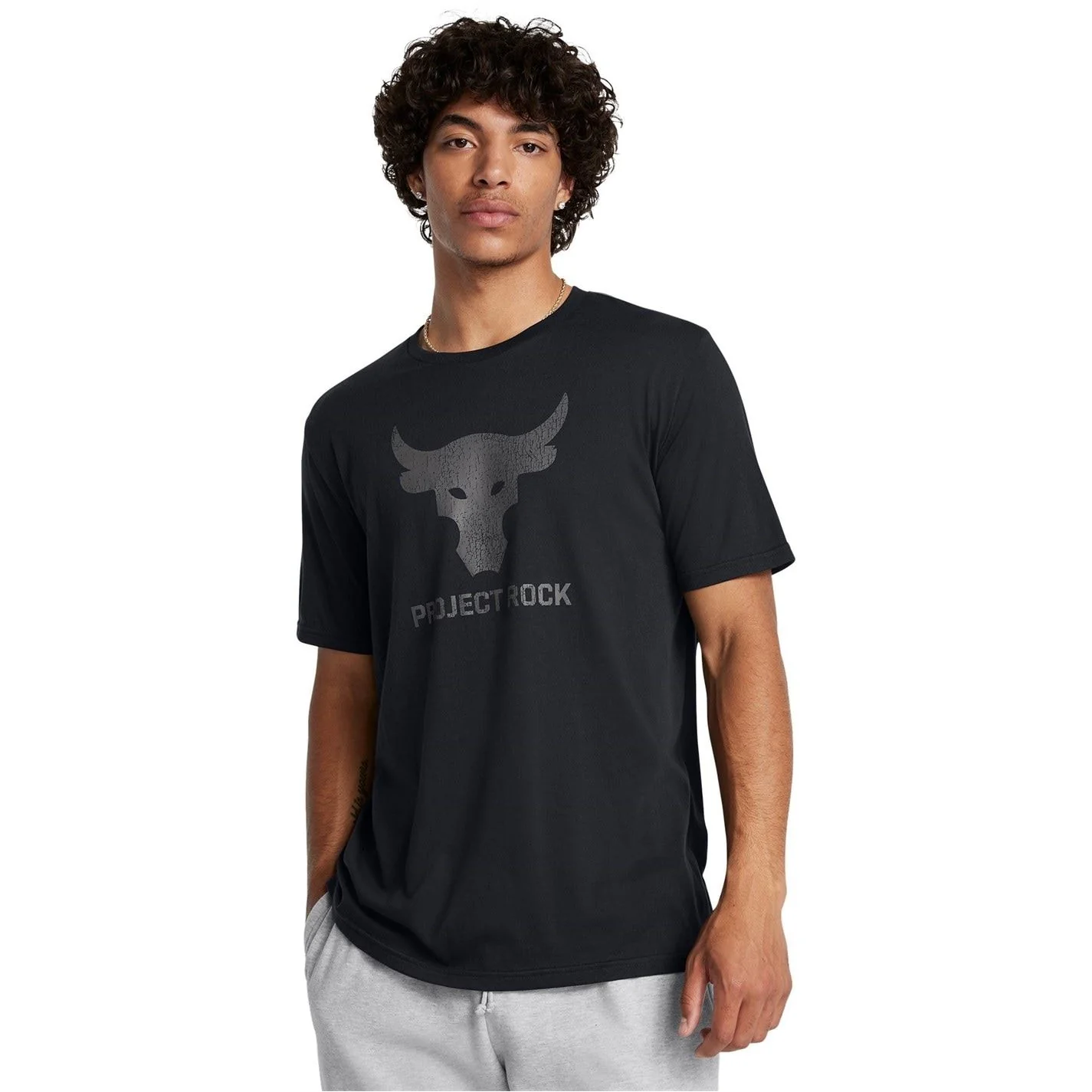 Under Armour Large Genie Graphic Regular Fit Crew Neck Short Sleeve T-Shirt - Image 6