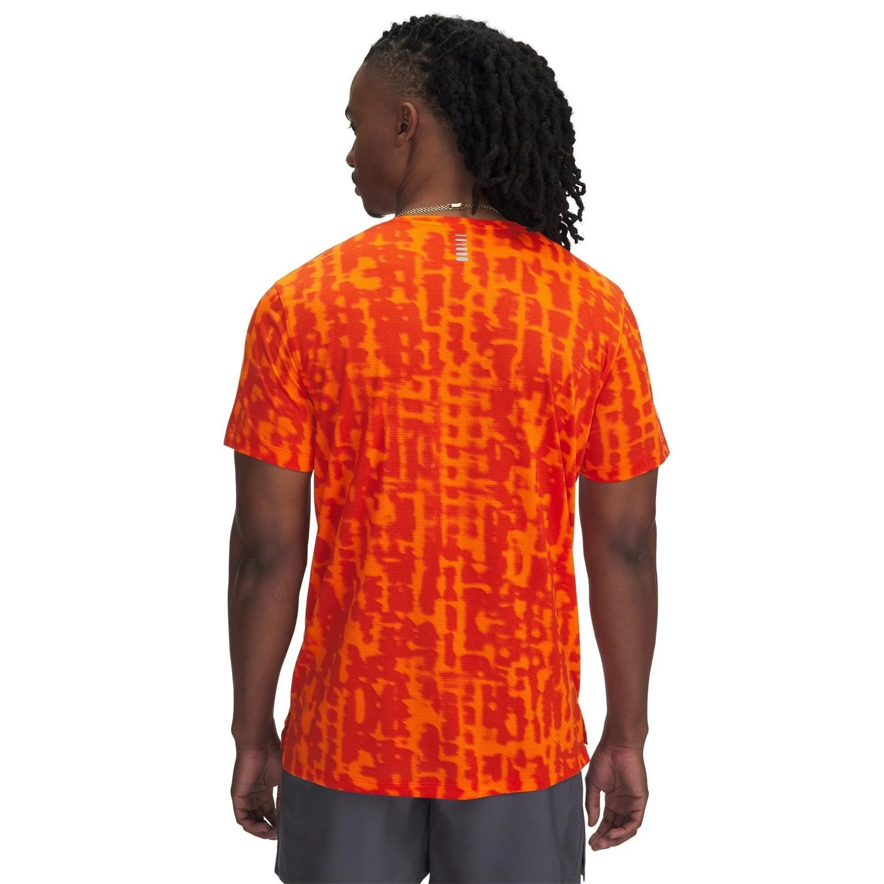 Under Armour Launch Print Short Sleeve Performance Top - Image 2