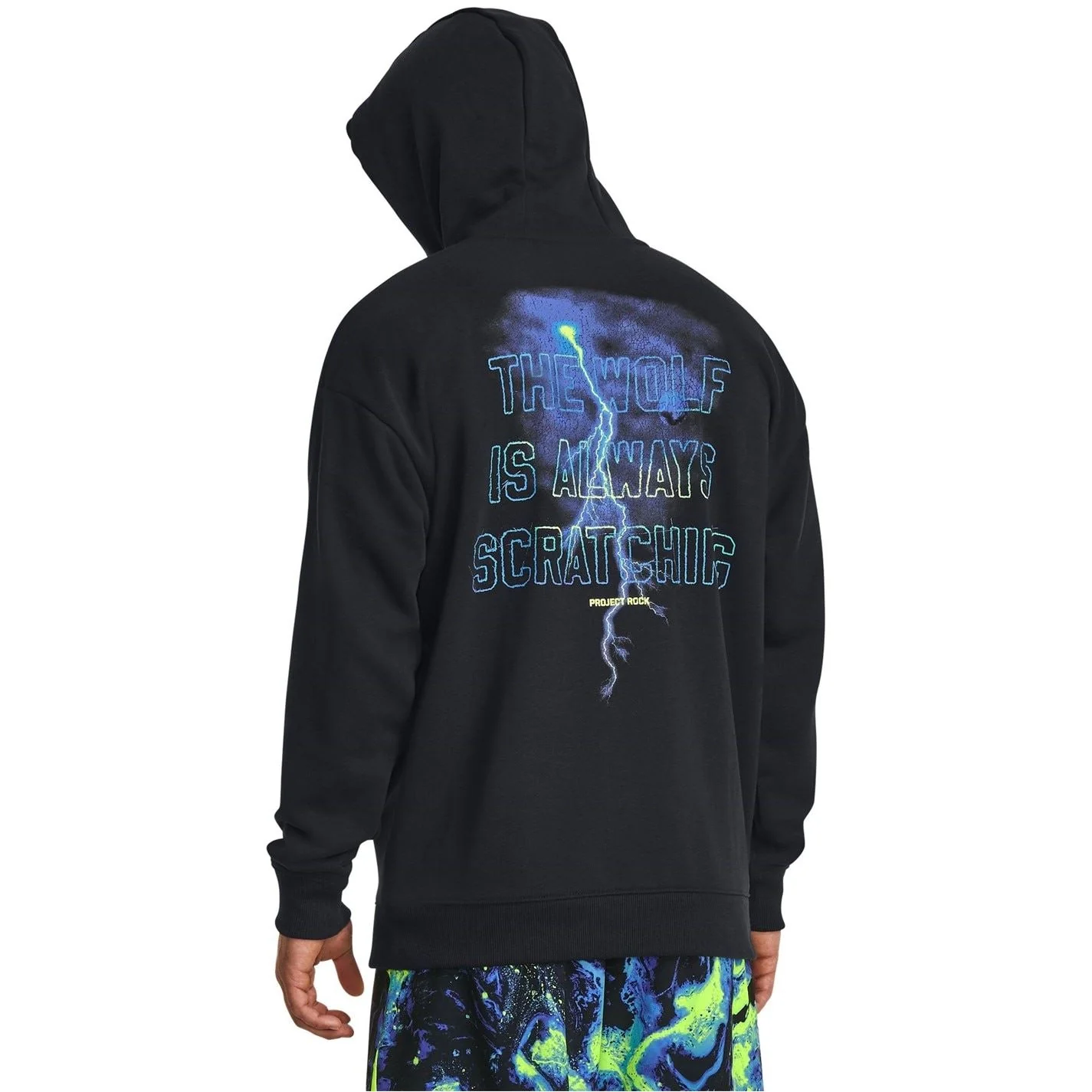 Under Armour Mens Armour Pjt Rock Hwt Terry Hoody Hoody - Image 2
