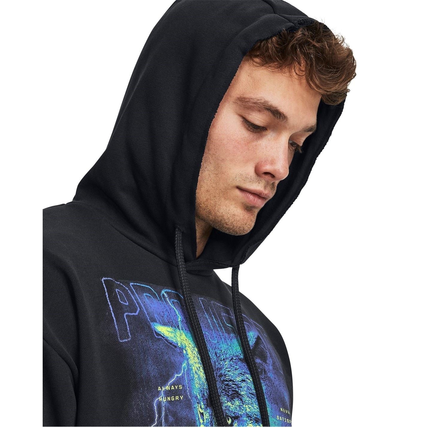 Under Armour Mens Armour Pjt Rock Hwt Terry Hoody Hoody - Image 5