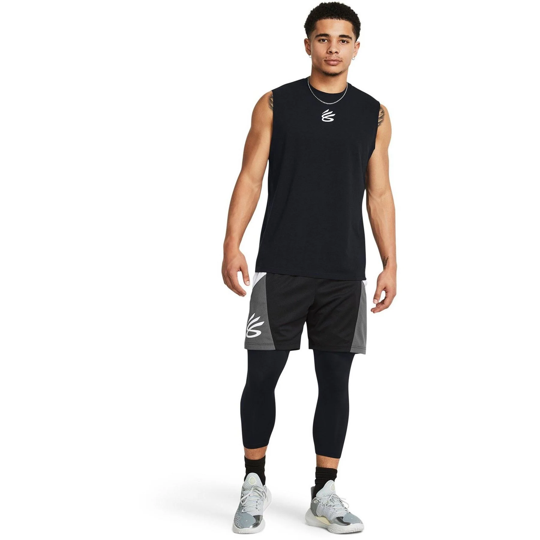 Under Armour Mens Armour Ua Curry Brand Three Quarterlgs Baselayer Legging - Image 6