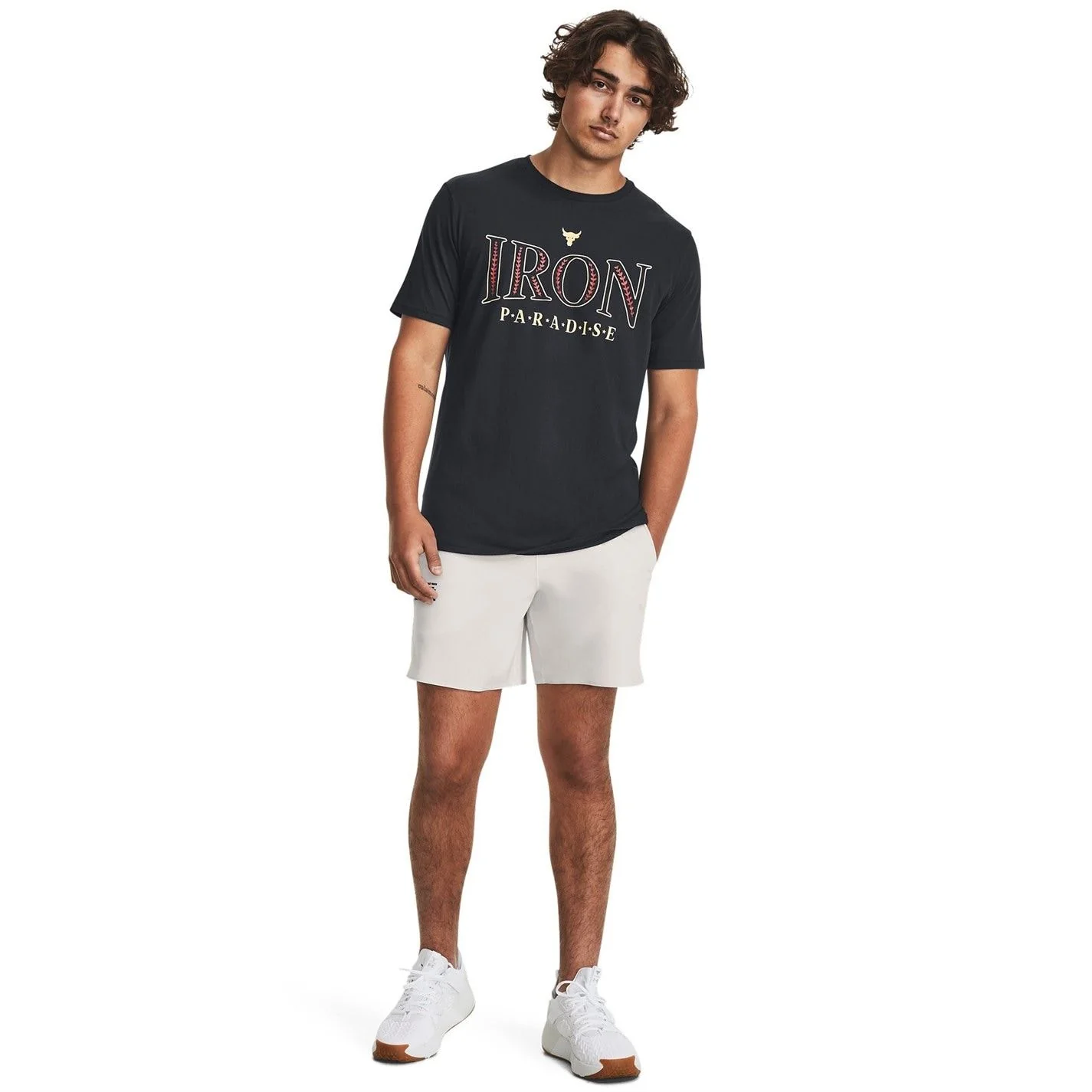 Under Armour Mens Project Rock Paradise T-Shirt - Image 11
