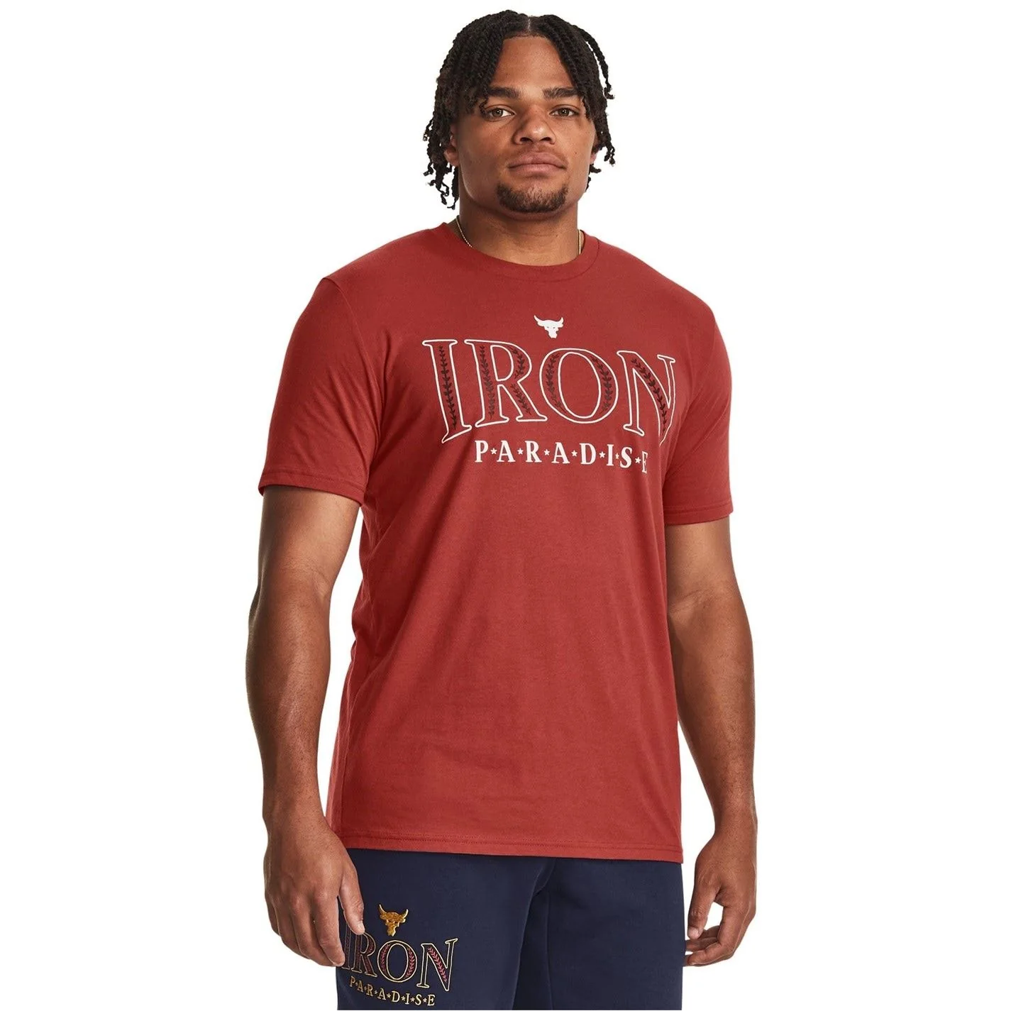 Under Armour Mens Project Rock Paradise T-Shirt - Image 3