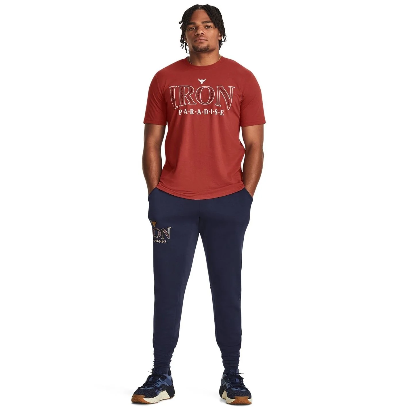 Under Armour Mens Project Rock Paradise T-Shirt - Image 6