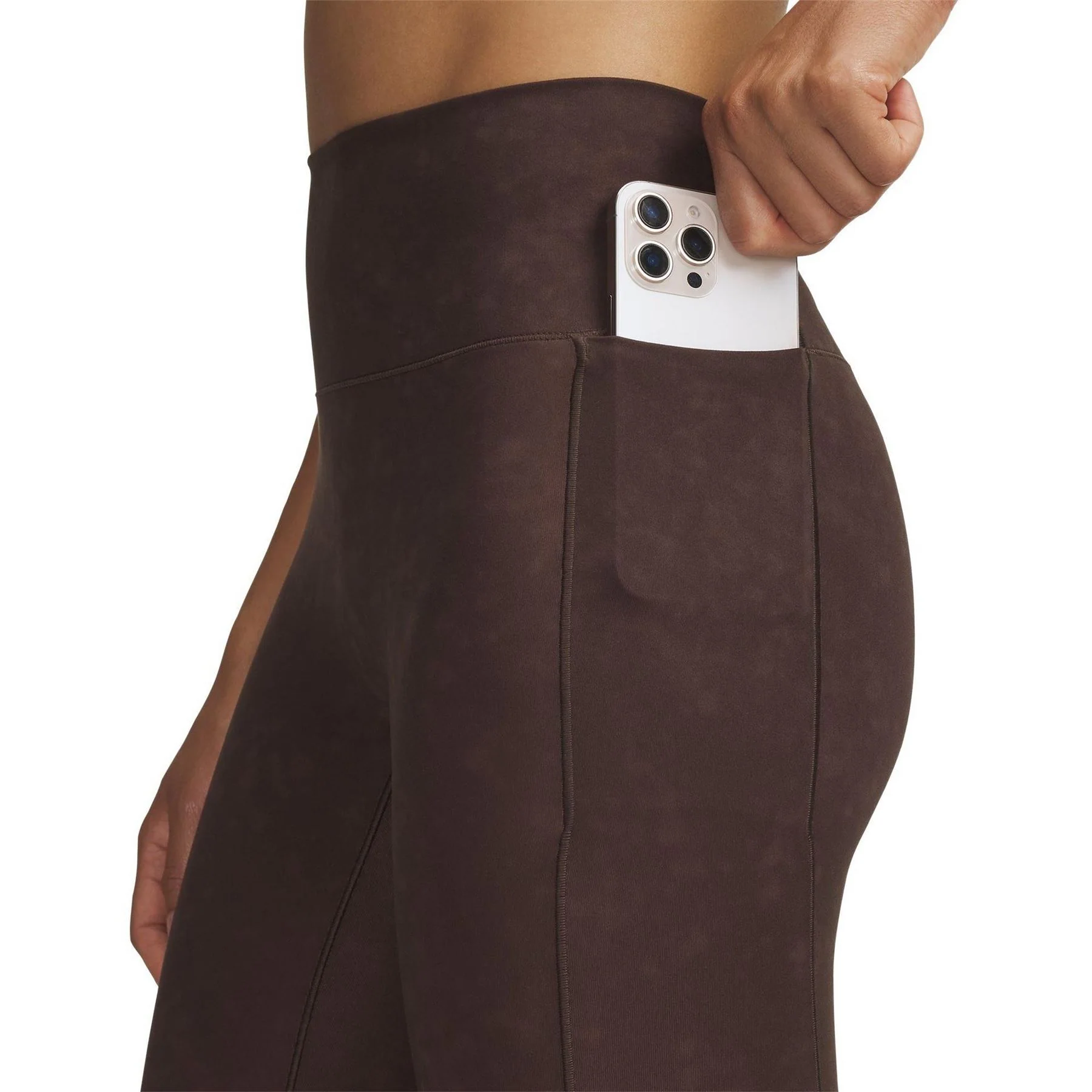 Under Armour Meridian Suede Effect Leggings - Image 3