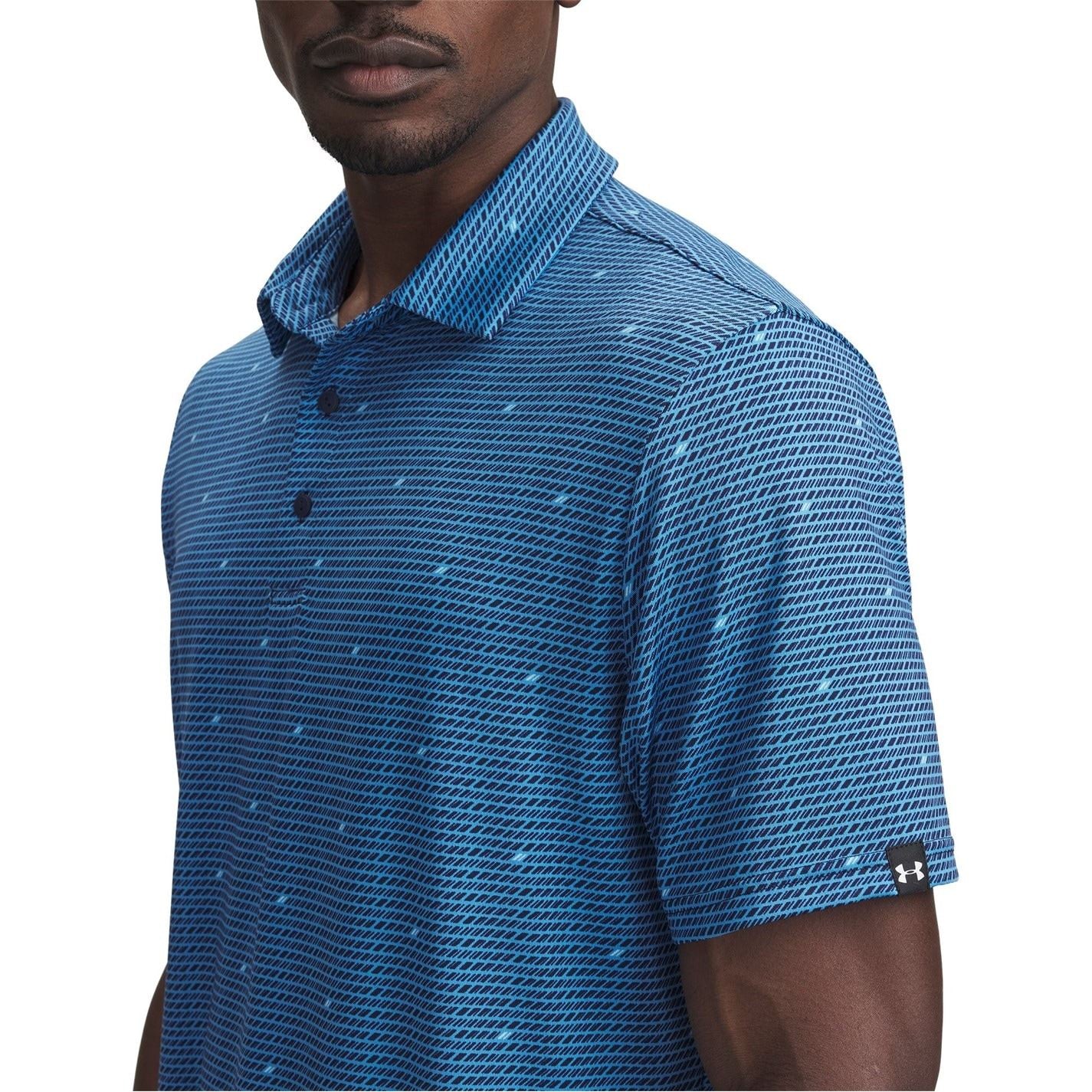 Under Armour Printed Collared Neck Short Sleeve Polo Shirt - Image 30