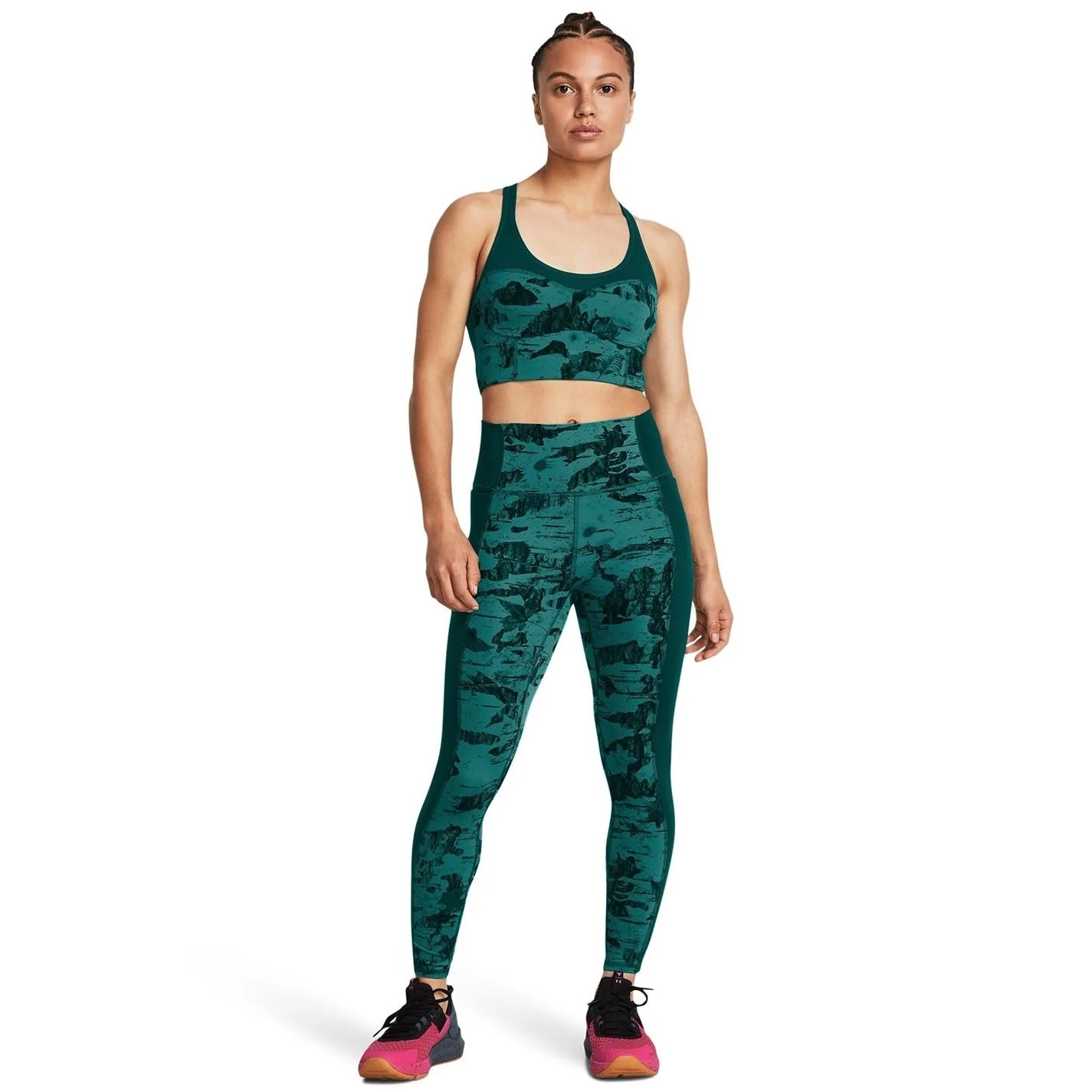 Under Armour Project Rock Abstract Patterned Shapewear Leggings - Image 6