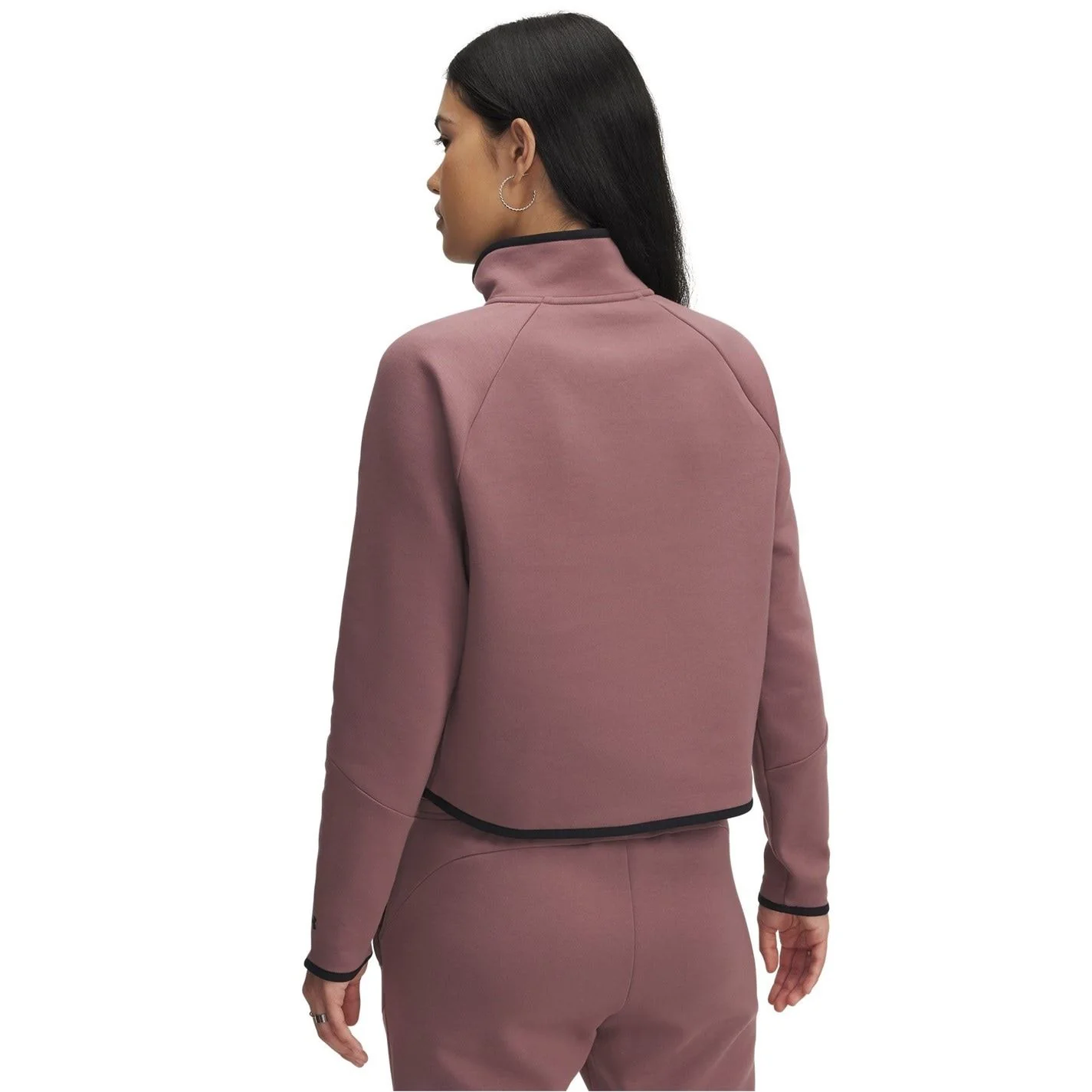 Under Armour Reflective Trim Cropped Raglan Sleeve Relaxed Fit Sweatshirt - Image 8