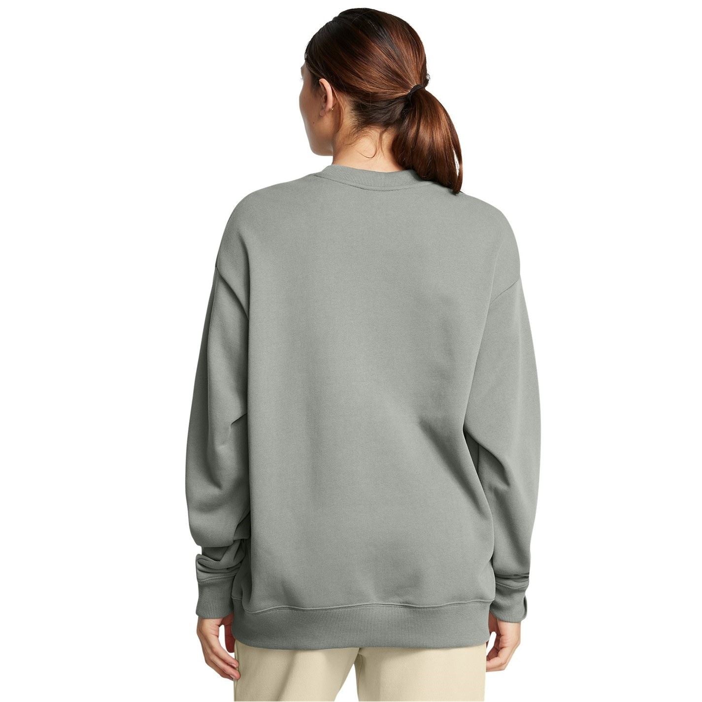 Under Armour Rock Lettering Relaxed Fit Drop Shoulder Long Sleeve Crew Neck Sweatshirt - Image 9