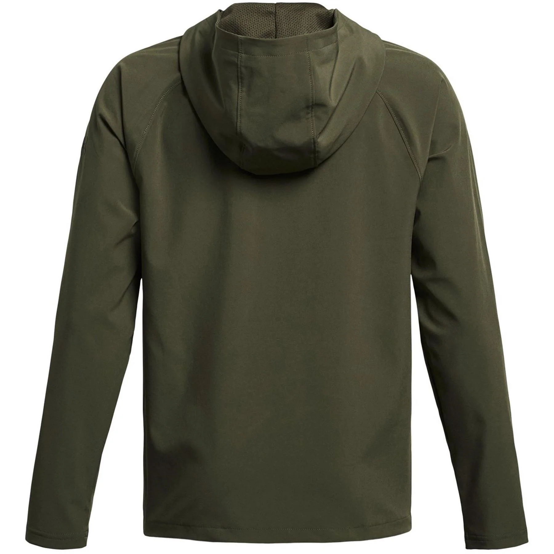 Under Armour Solid Patterned Hooded Full Zipper Fleece Jacket - Image 9