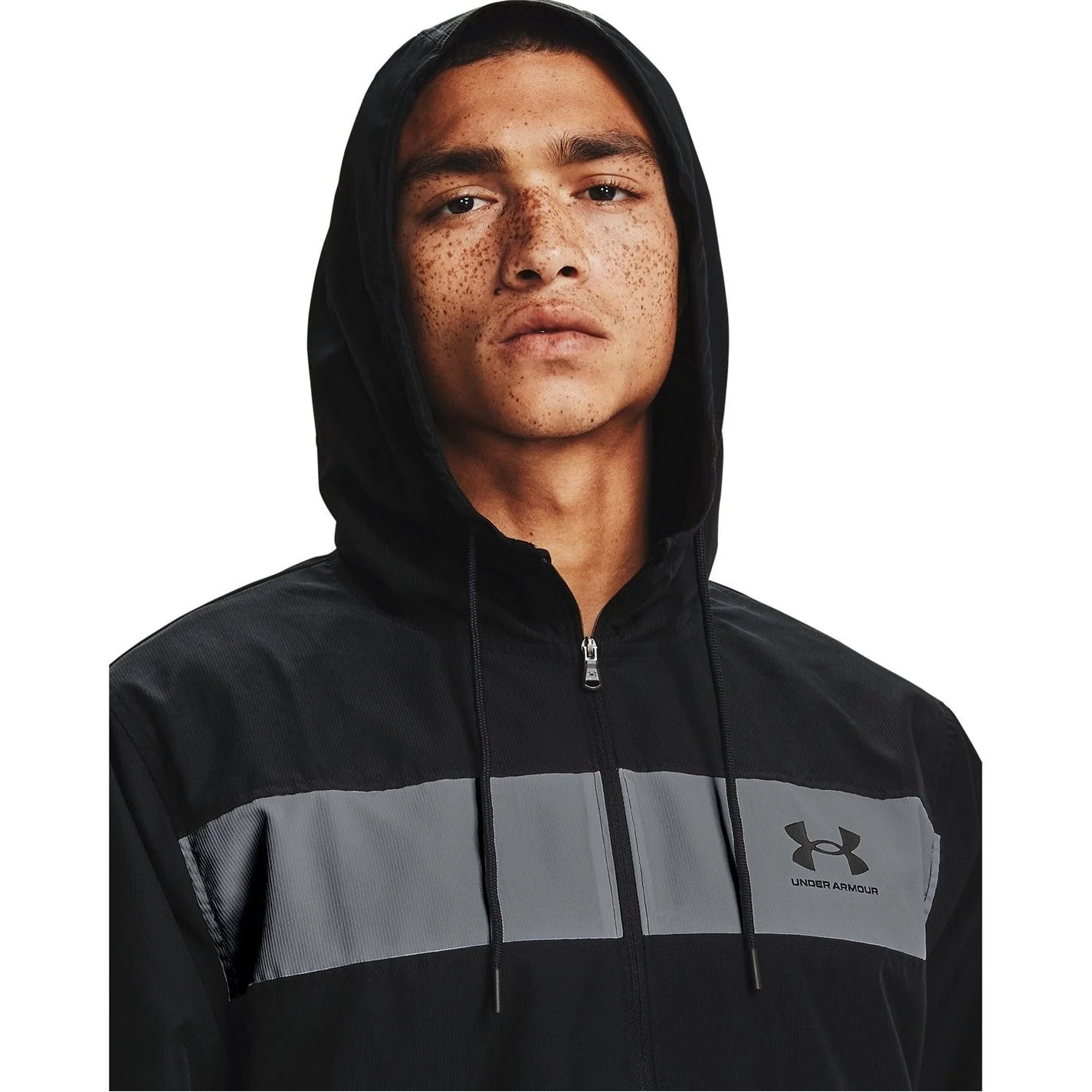 Under Armour Sportstyle Water Resistant Wind Resistant Long Sleeve Windbreaker - Image 17