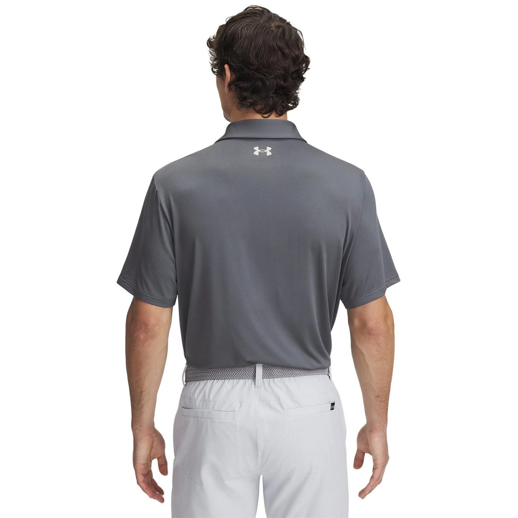 Under Armour Striped Collared Neck Short Sleeve Polo Shirt - Image 6