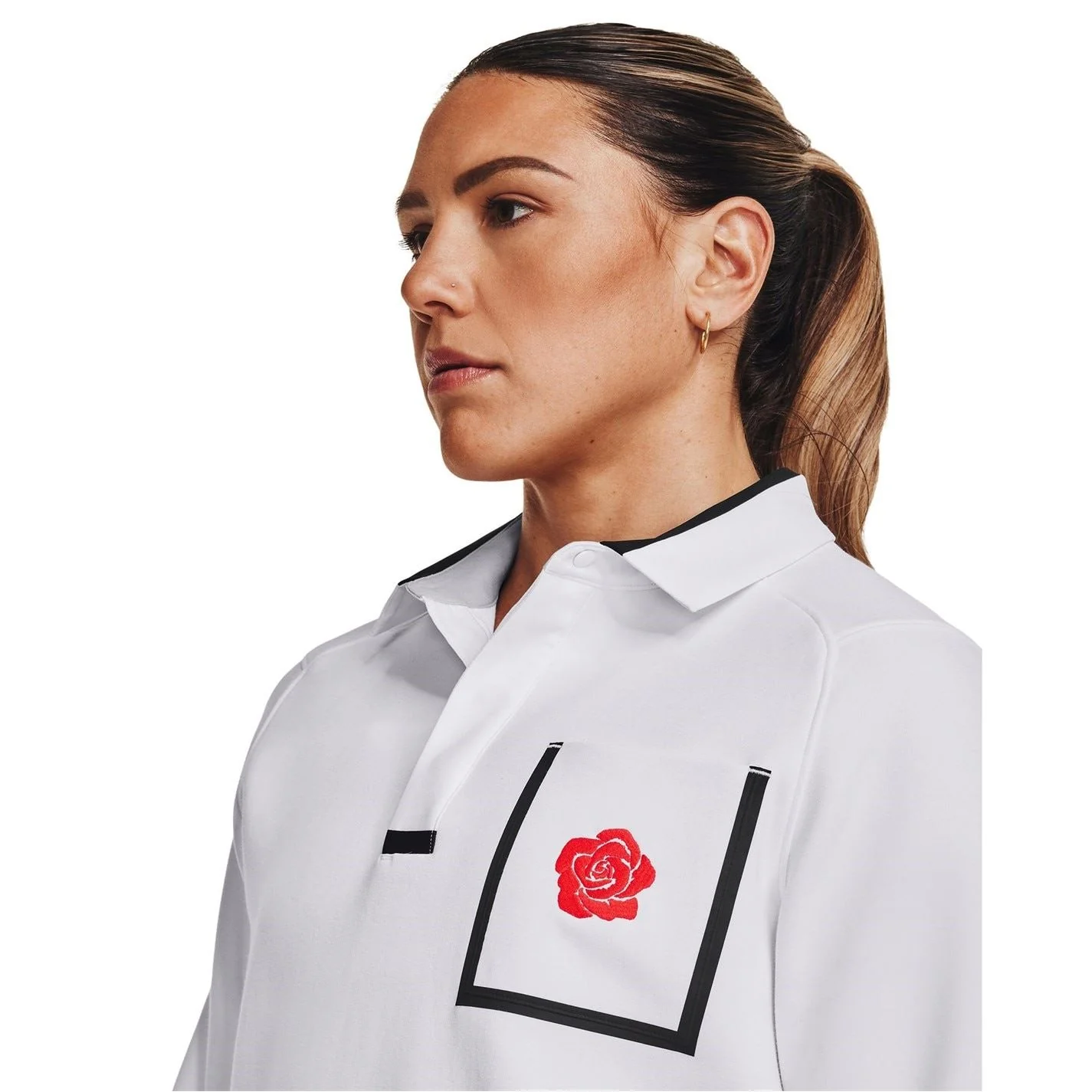Under Armour Adults Summit Knitted Long Sleeve Polo Shirt - Image 5