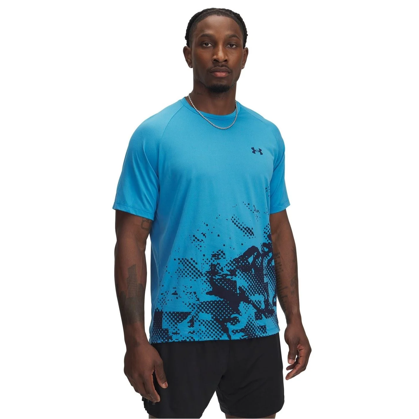 Under Armour Tech Crew Neck Raglan Short Sleeve T-Shirt - Image 8