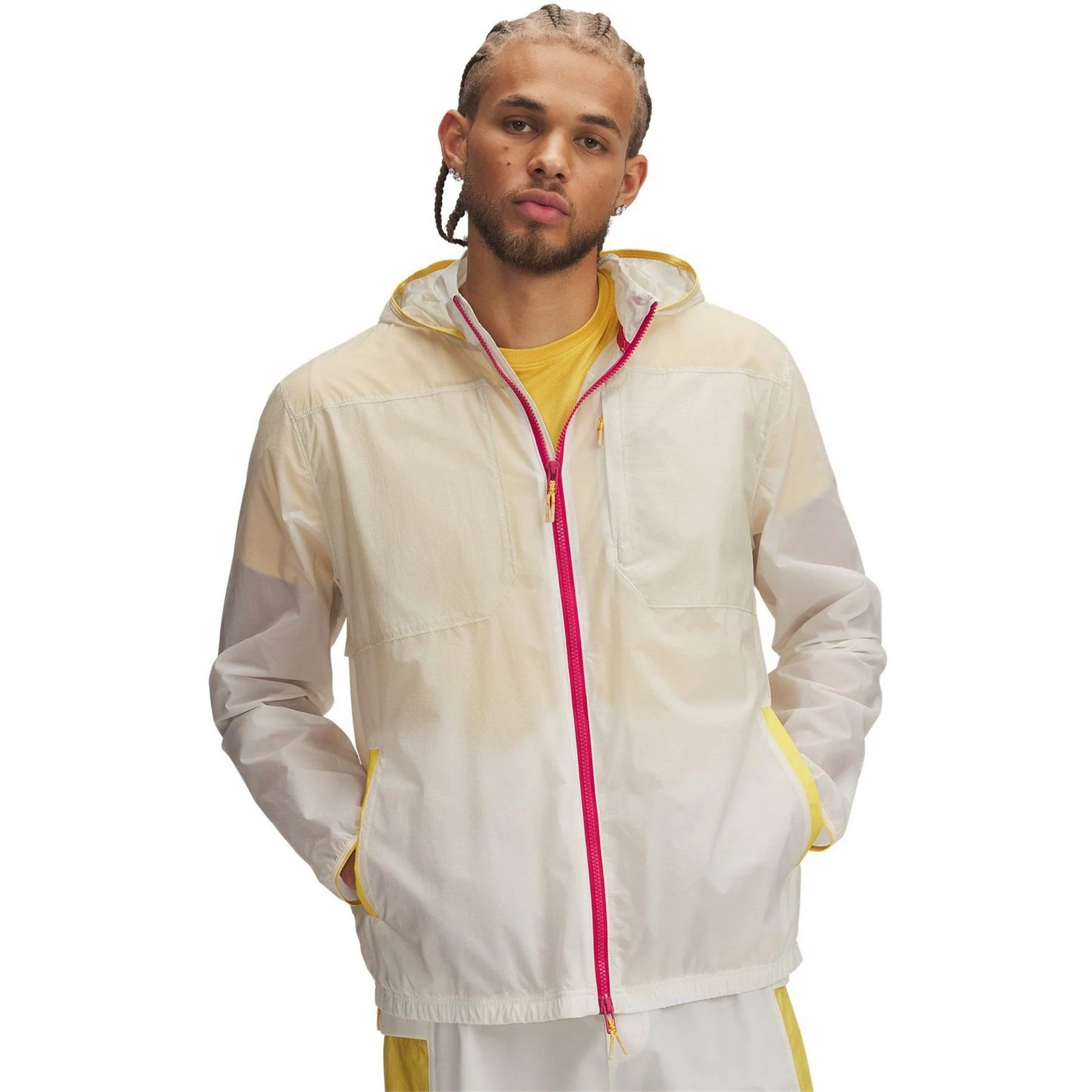 Under Armour Trail Run Solid Patterned Hooded Running Jacket