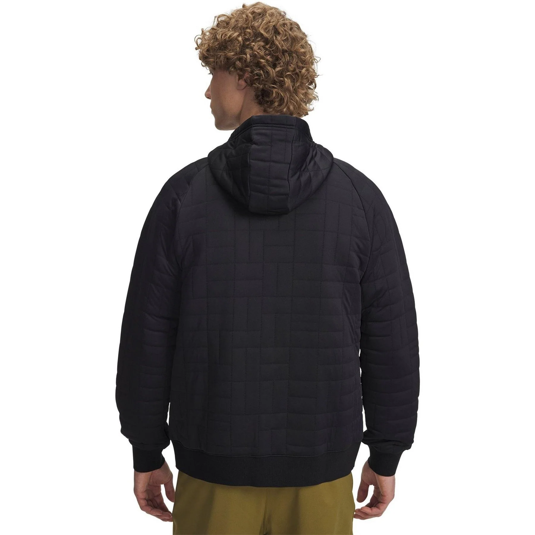 Under Armour Unstoppable Textured Hooded Full Zipper Ribbed Cuff Jacket - Image 8