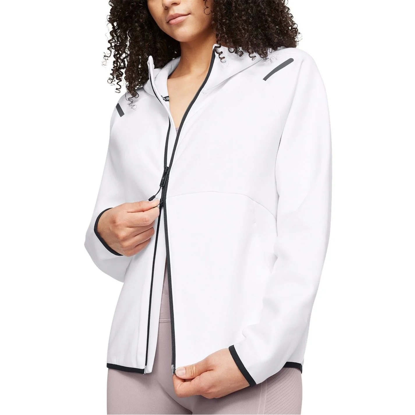 Under Armour Unstoppable Hooded Full Zipper Solid Patterned Sweat Jacket - Image 8