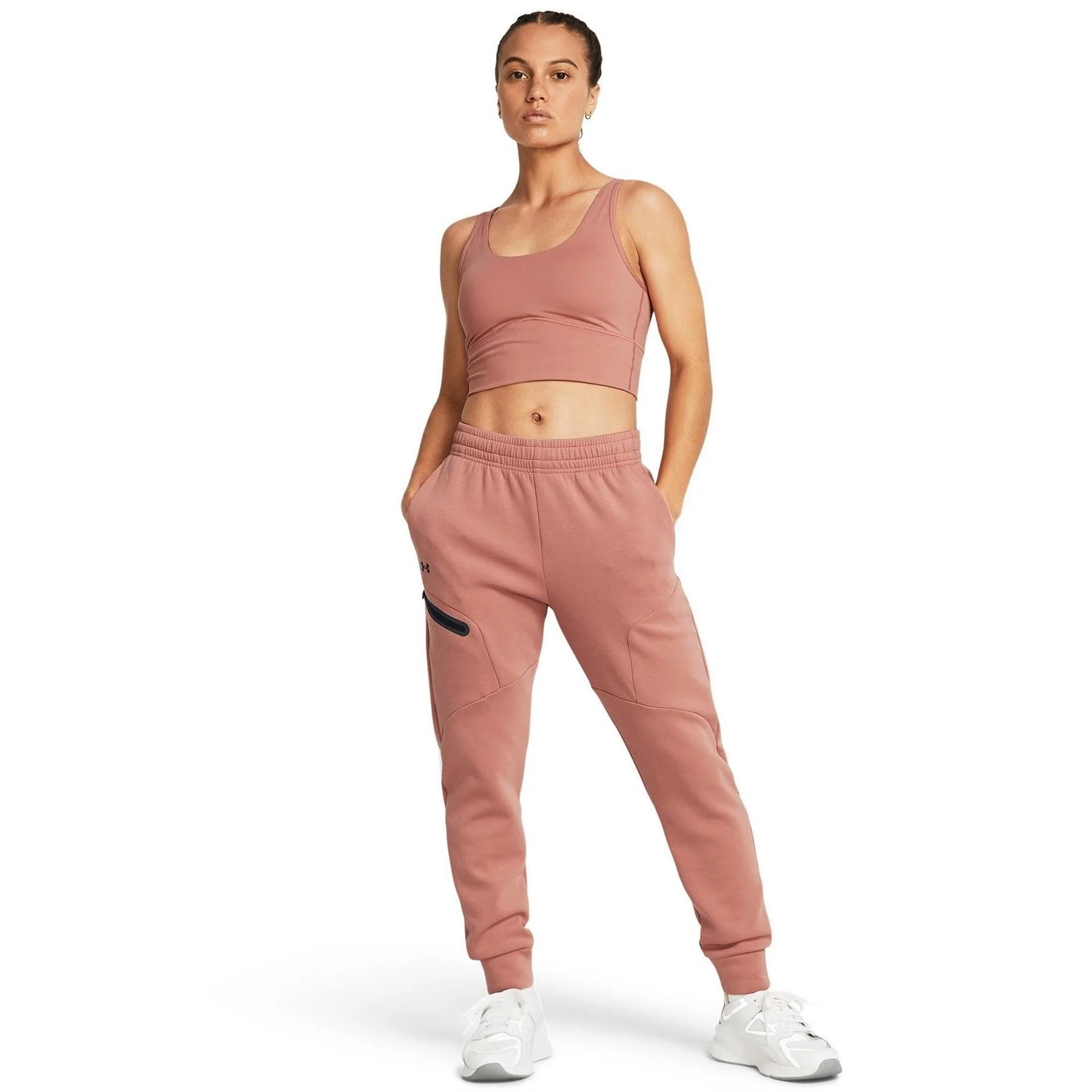Under Armour Unstoppable Solid Patterned Fleece Joggers - Image 14