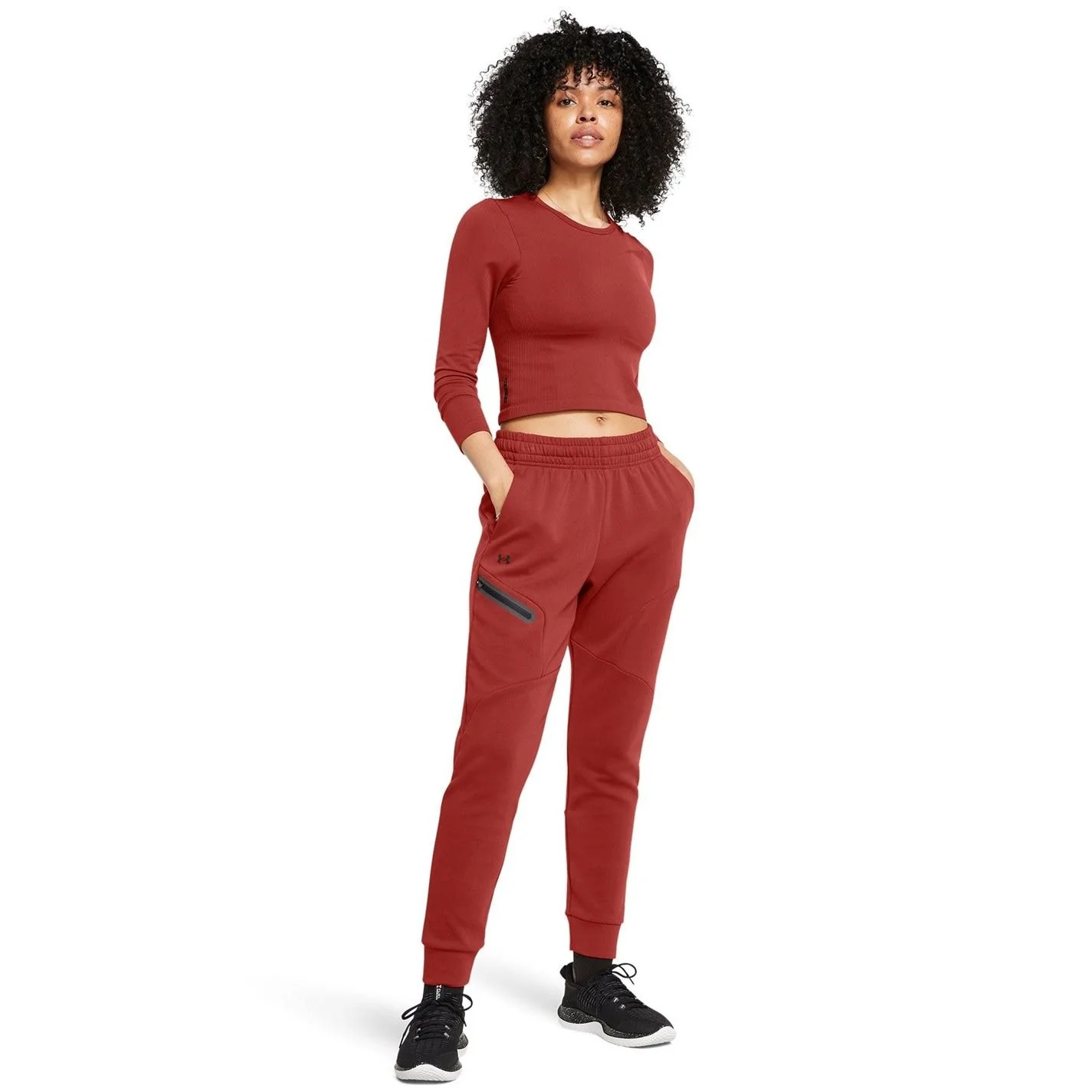 Under Armour Unstoppable Solid Patterned Fleece Joggers - Image 28