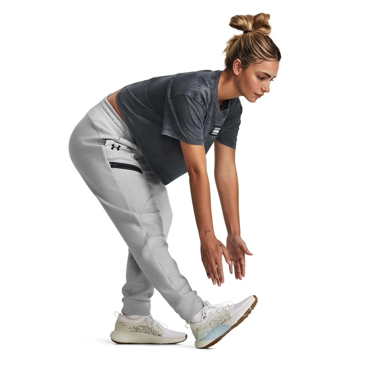 Under Armour Unstoppable Solid Patterned Fleece Joggers - Image 56